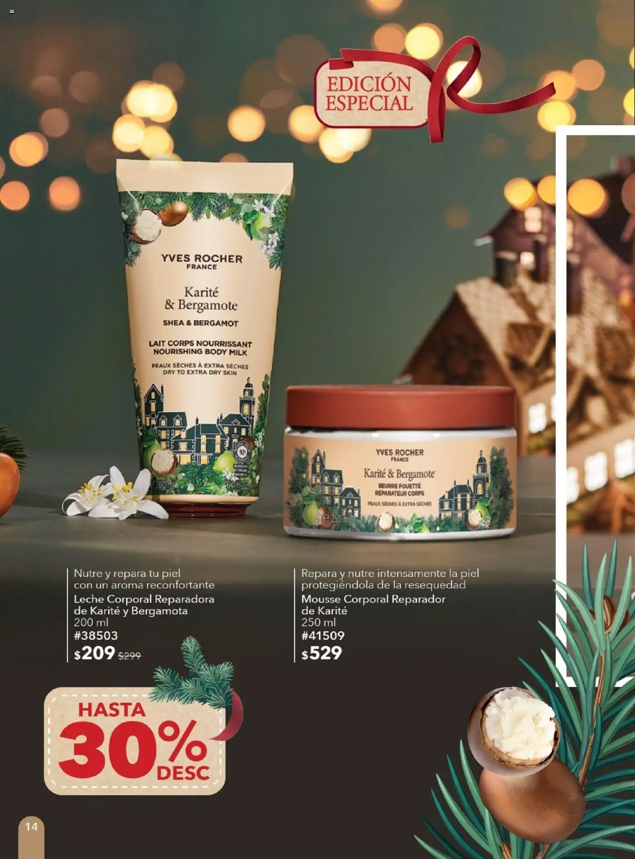 Nuevas ofertas de Yves Rocher válidas en toda la República Mexicana desde el 28.10.2025. ¡Encuentra las mejores ofertas en Yves Rocher - Campaña 15 2025! | Página: 14 | Productos: Leche, Mousse, Body