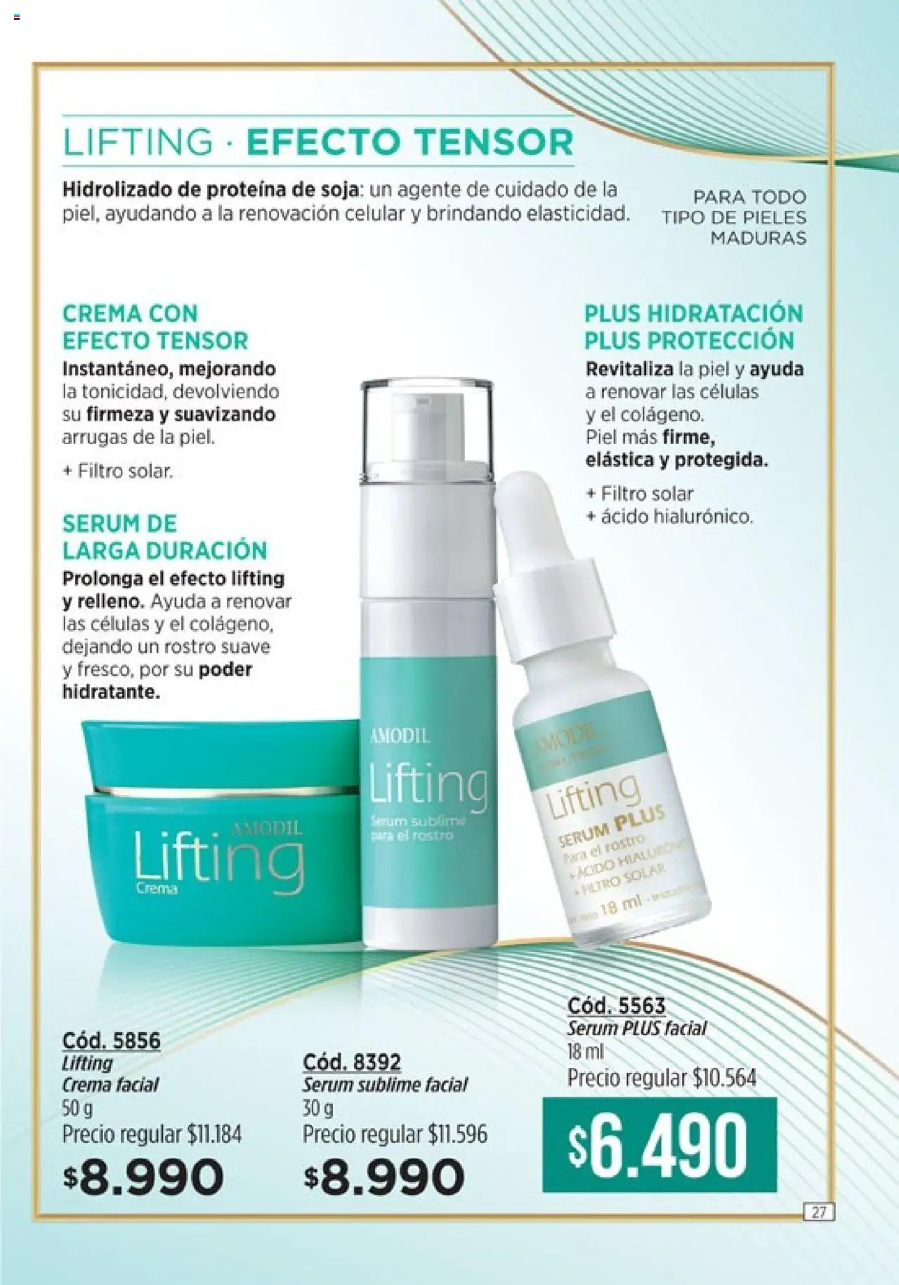 Catálogo Amodil Campaña 14 │ válido desde el 19.08.2025 | Página: 27 | Productos: Serum, Crema