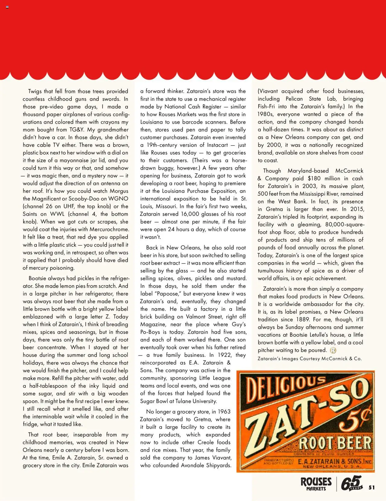 Rouses Magazine Summer 2025 - valid from 01.09.2025 | Page: 53 | Products: Box, Beer, Spices, Tv