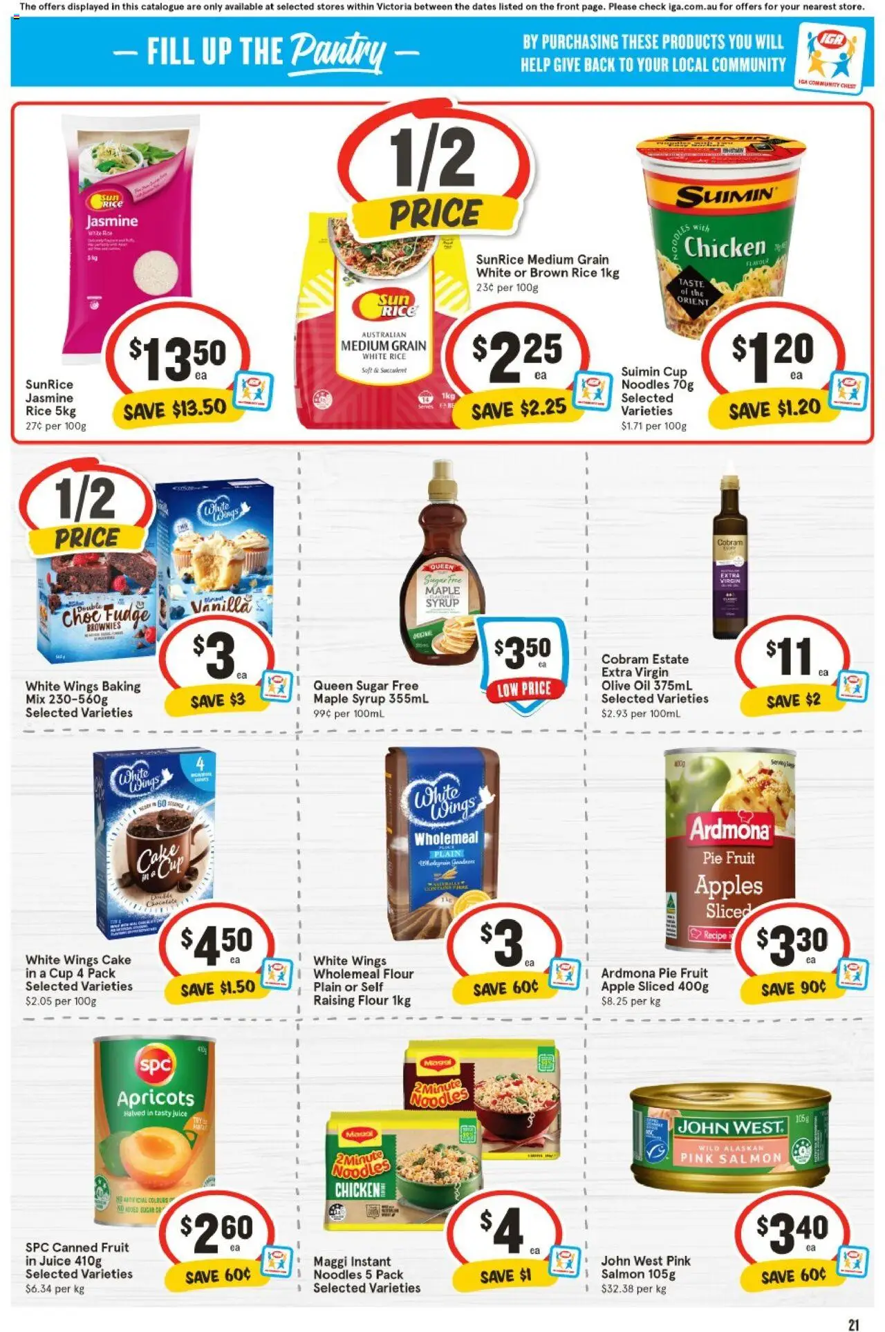 IGA catalogue - valid from 06.08.2025 | Page: 18 | Products: Oil, Chocolate, Juice, Salmon