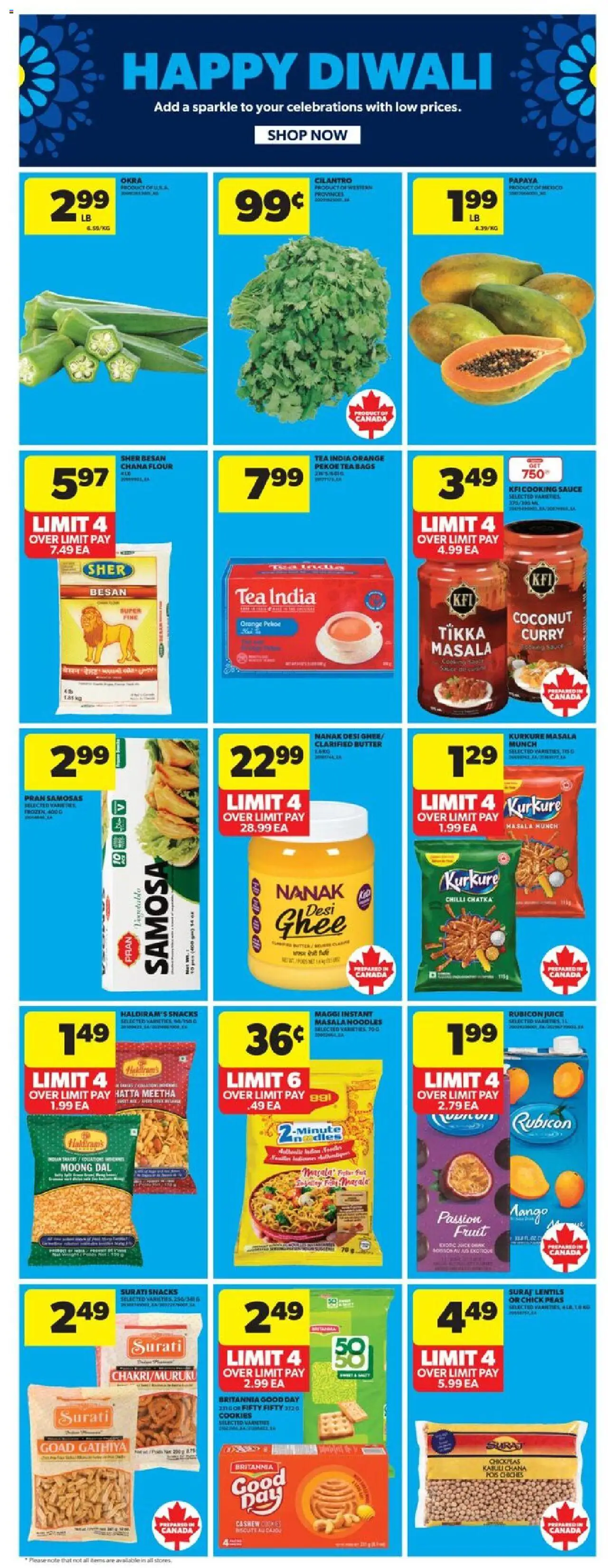 Real Canadian Superstore flyer valid from 11.09.2025 | Page: 27 | Products: Tea, Cookies, Butter, Juice