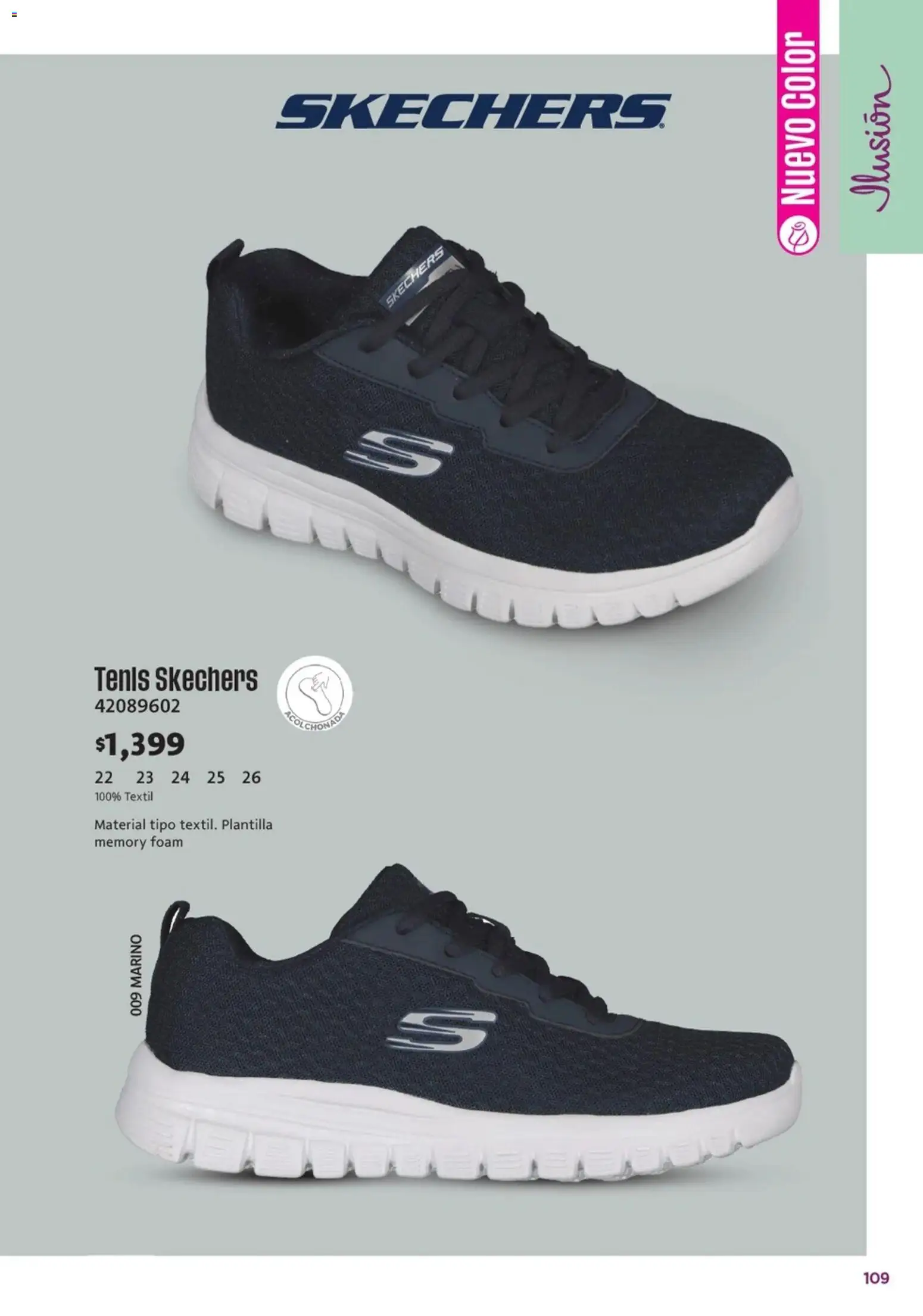 Nuevas ofertas de Ilusión válidas en toda la República Mexicana desde el 01.03.2026. ¡Encuentra las mejores ofertas en Ilusión catálogo Marcas Amigas! | Página: 111 | Productos: Tenis