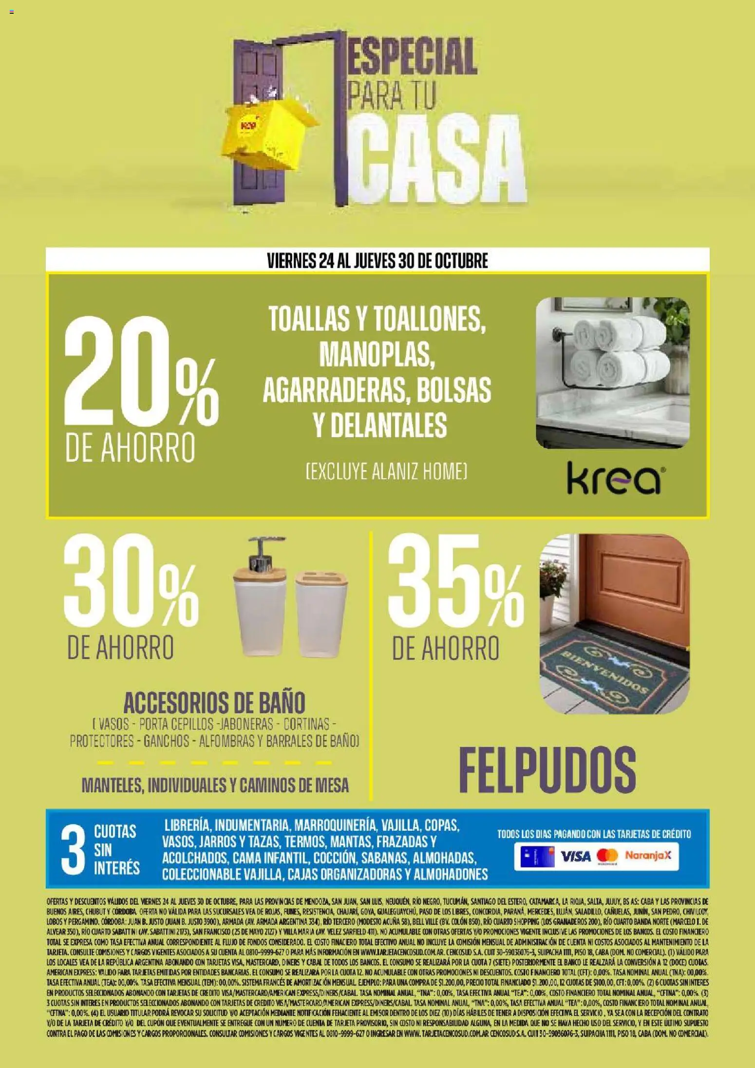 Vea - Ofertas especial para tu casa │ válido desde el 24.10.2025 | Página: 10 | Productos: Toallas, Cortinas, Cama, Mesa