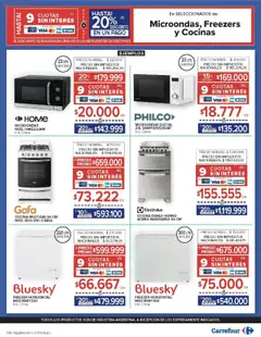Vista previa Carrefour ofertas válido desde el 14.10.2025 | Página: 29 | Productos: Horno, Cocina, Microondas, Freezer