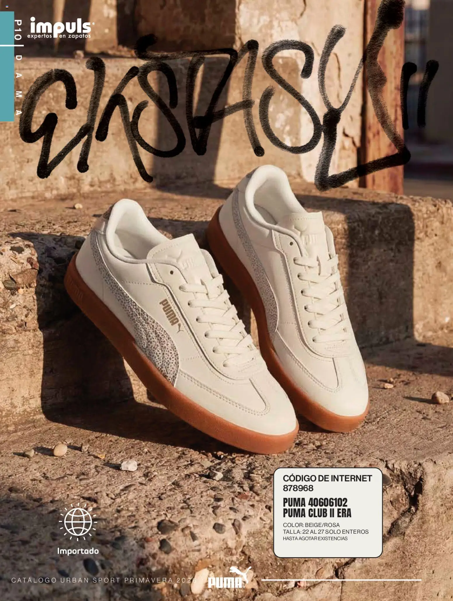 Nuevas ofertas de Impuls válidas en toda la República Mexicana desde el 01.03.2026. ¡Encuentra las mejores ofertas en Impuls catálogo Urban Sport! | Página: 12 | Productos: Zapatos