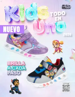 Vista previa de Price Shoes catálogo Kids todo en uno, nuevo folleto de la tienda, válido en México a partir del 25.04.2026