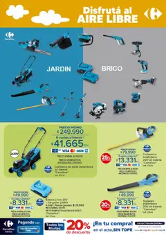 Vista previa Carrefour - Aire Libre Hiper válido desde el 18.11.2025 | Página: 3 | Productos: Banco, Batería, Cargador