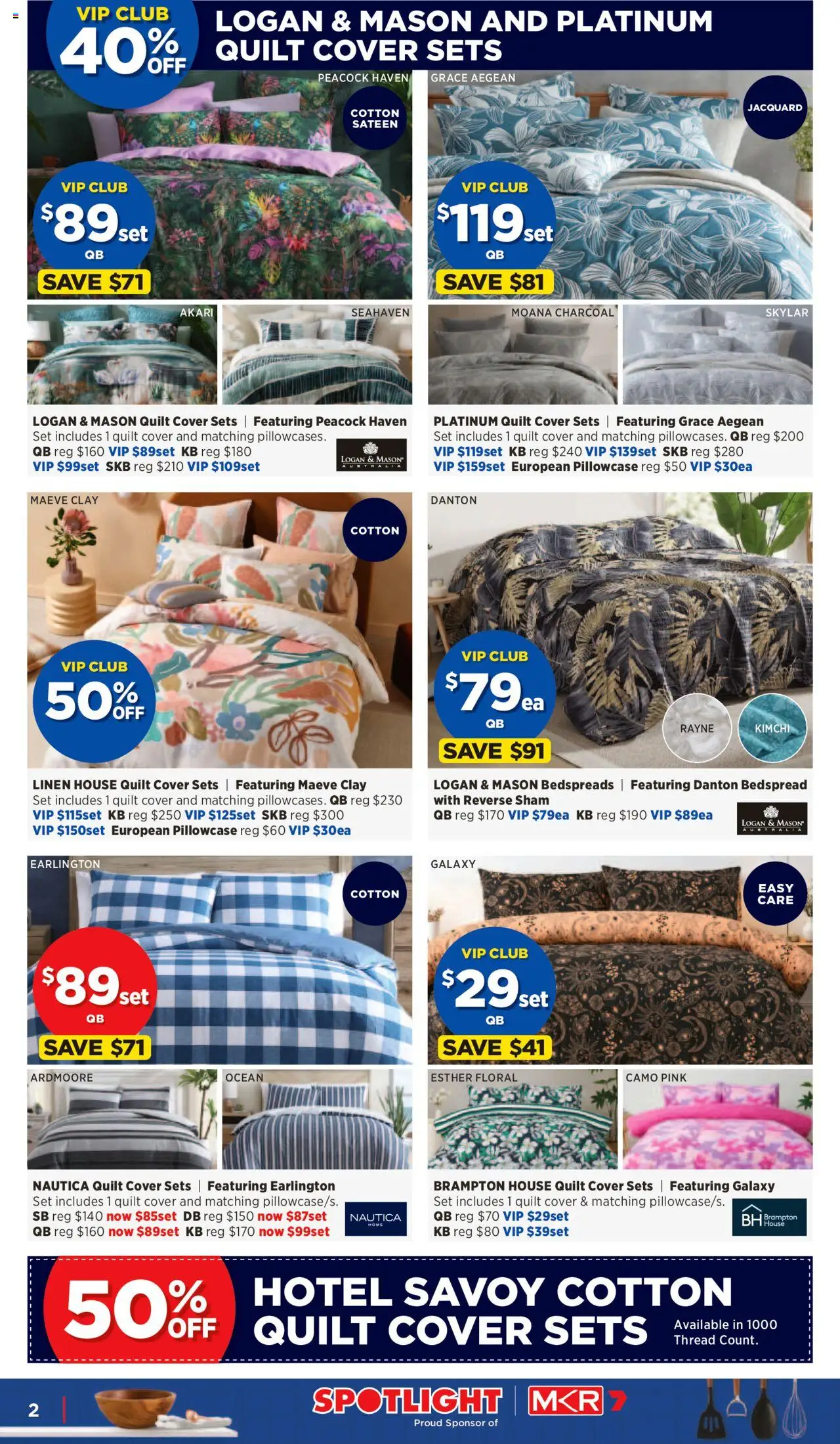 Spotlight catalogue - valid from 24.09.2025 | Page: 2 | Products: Floral, Linen, Clay