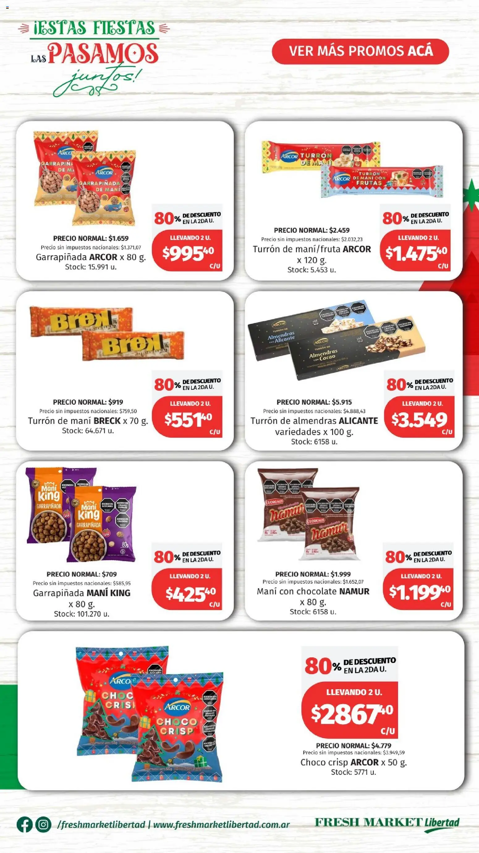 Hipermercado Libertad - ESPECIAL NAVIDAD │ válido desde el 11.12.2025 | Página: 5 | Productos: Almendras, Mani, Chocolate, Turrón