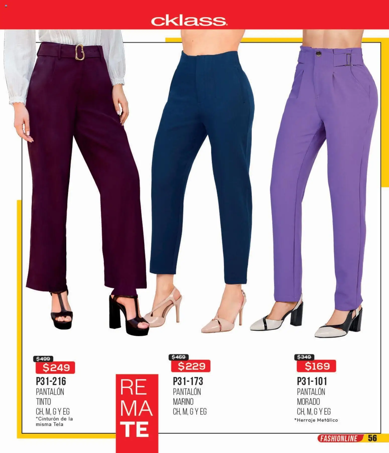 Nuevas ofertas de Cklass válidas en toda la República Mexicana desde el 16.02.2026. ¡Encuentra las mejores ofertas en Cklass catálogo Remate Ropa! | Página: 57