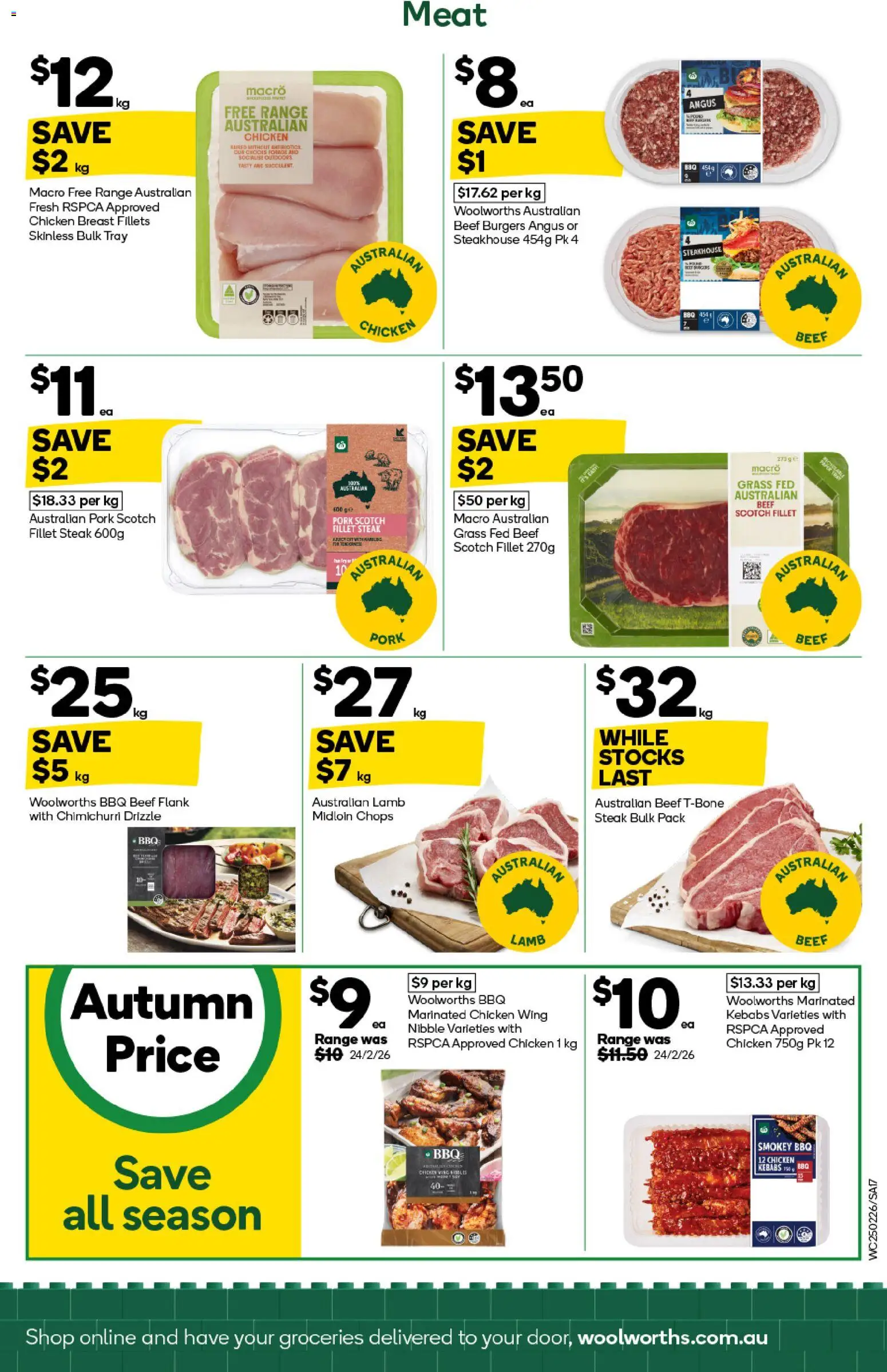 Woolworths catalogue - valid from 25.02.2026 | Page: 17 | Products: Pork, Lamb, Meat, Scotch