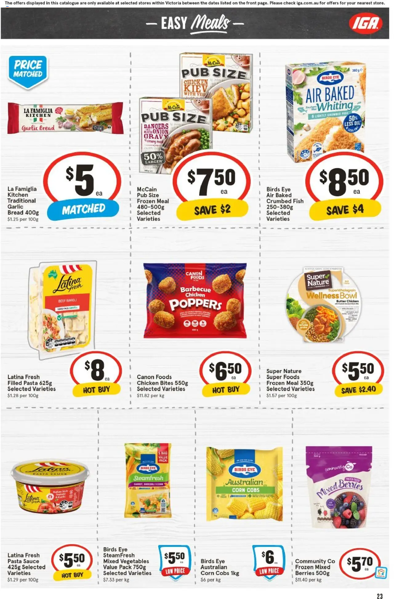 IGA catalogue - valid from 27.08.2025 | Page: 22 | Products: Oil, Bread, Chicken, Pasta