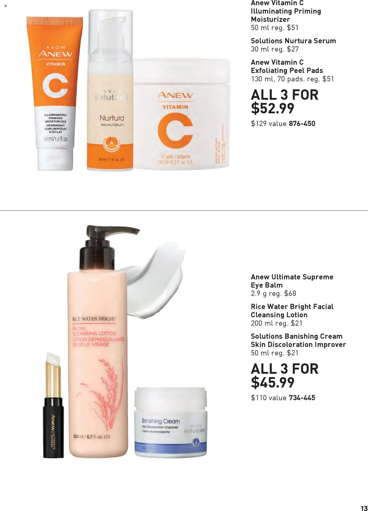 Avon flyer valid from 26.03.2026 | Page: 13 | Products: Rice, Cream