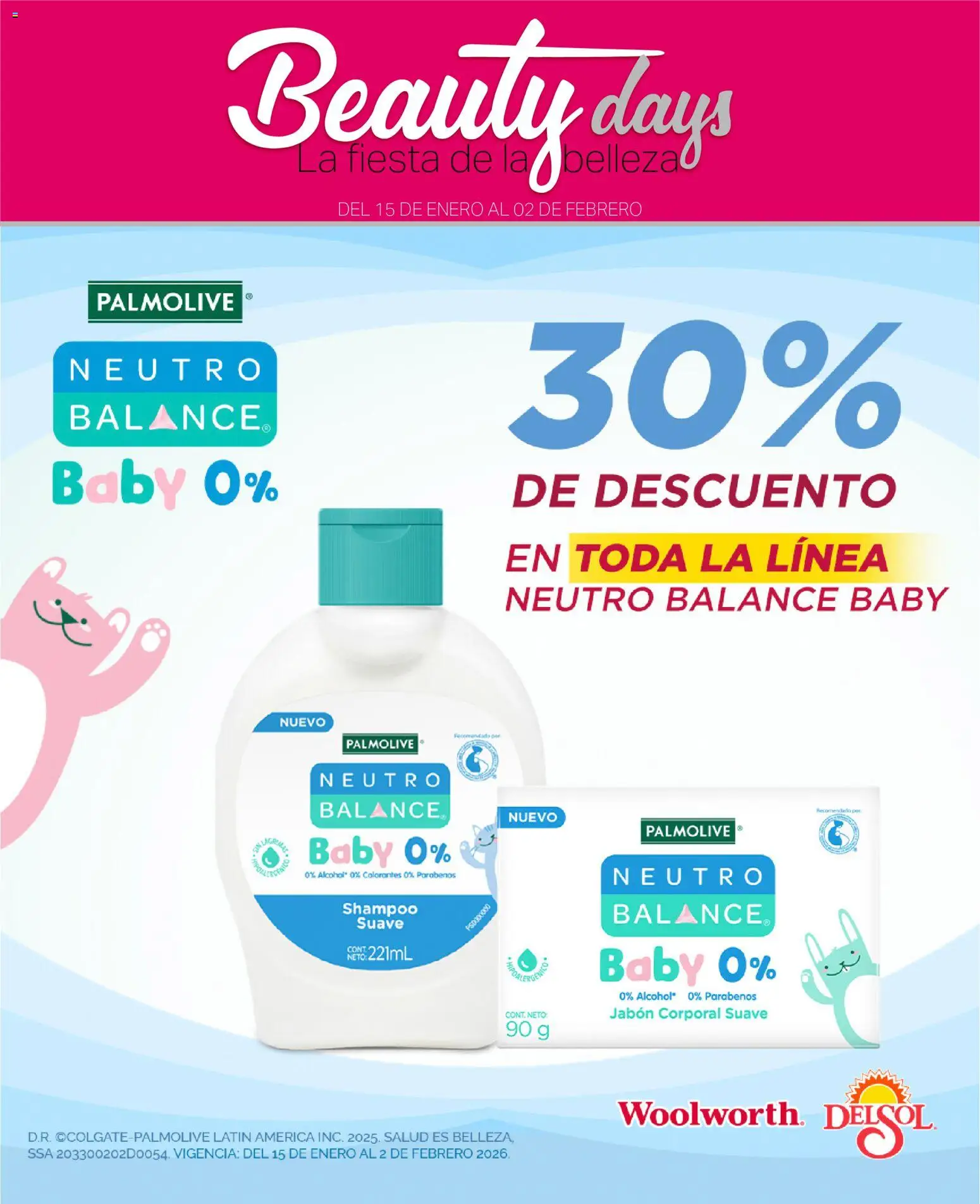 Nuevas ofertas de Del Sol y Woolworth válidas en toda la República Mexicana desde el 15.01.2026. ¡Encuentra las mejores ofertas en Del Sol y Woolworth catálogo! | Página: 6 | Productos: Jabón