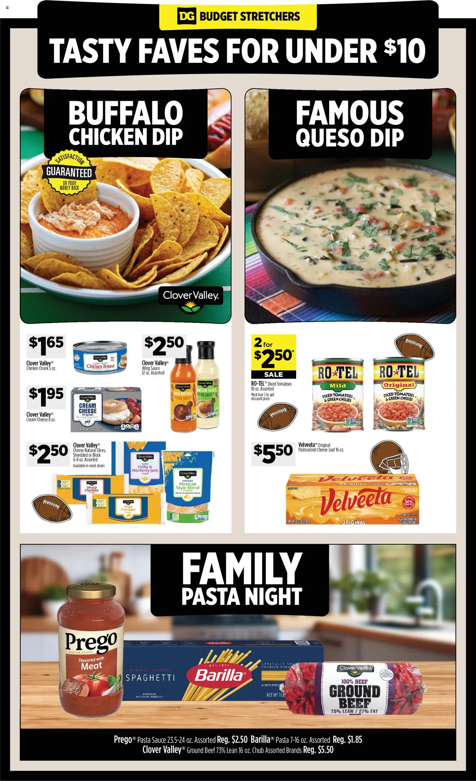 Dollar General Weekly Ad - valid from 25.01.2026 | Page: 7 | Products: Tomatoes, Pasta, Sauce, Garlic