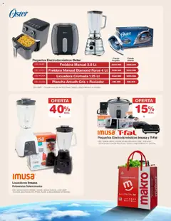 Makro revista - valida desde el 12.09.2025 | Página: 35 | Productos: Plancha, Licuadora, Freidora