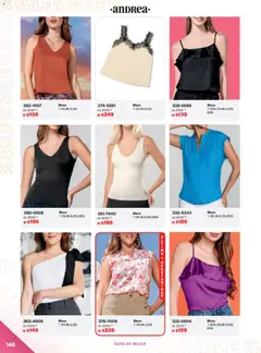 Vista previa de Andrea catálogo Outlet, nuevo folleto de la tienda, válido en México a partir del 21.12.2025 | Página: 146 | Productos: Blusa, Ropa