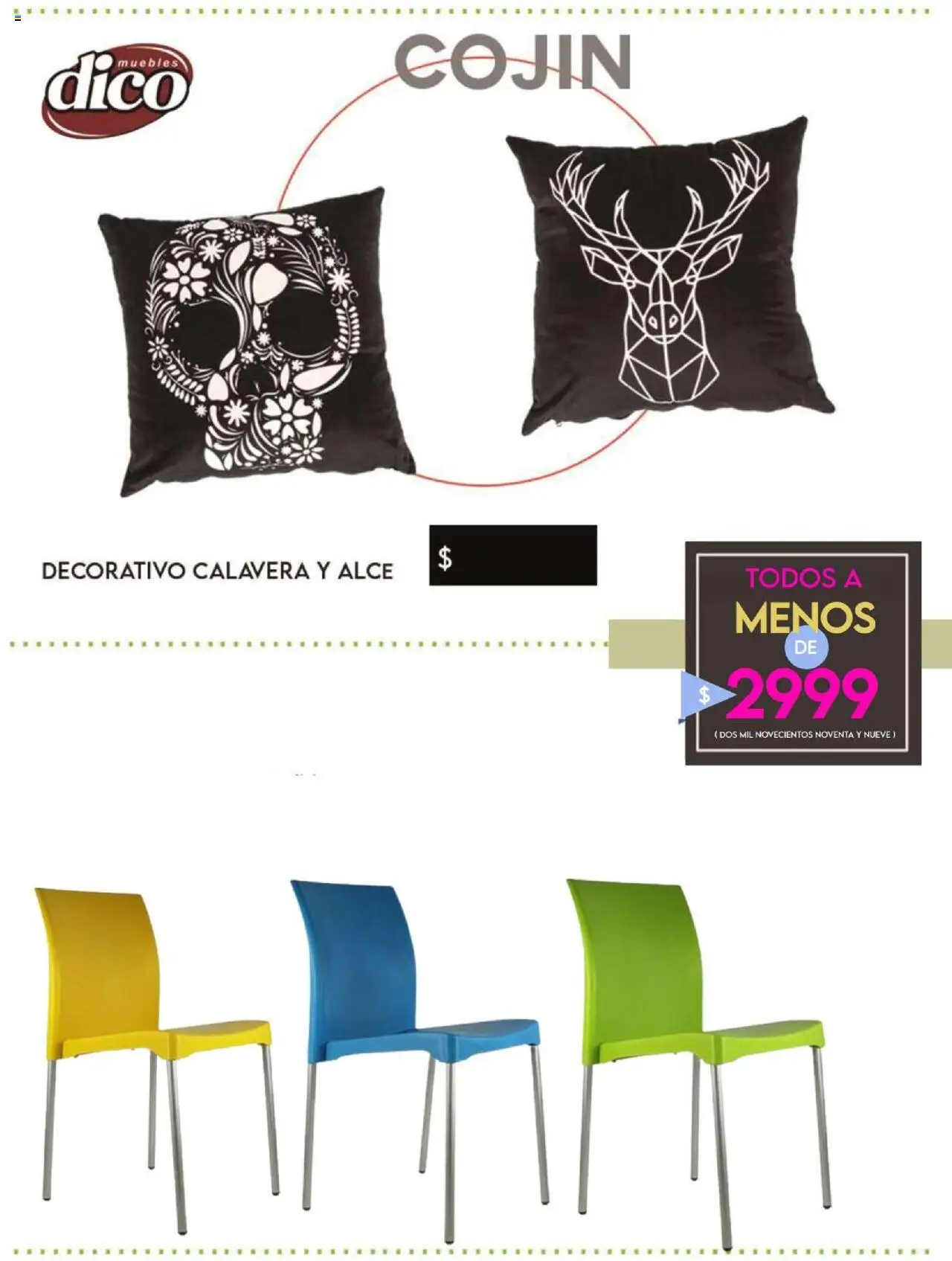 Nuevas ofertas de Muebles Dico válidas en toda la República Mexicana desde el 16.10.2025. ¡Encuentra las mejores ofertas en Muebles Dico - Catálogo Precios Inigualables! | Página: 9