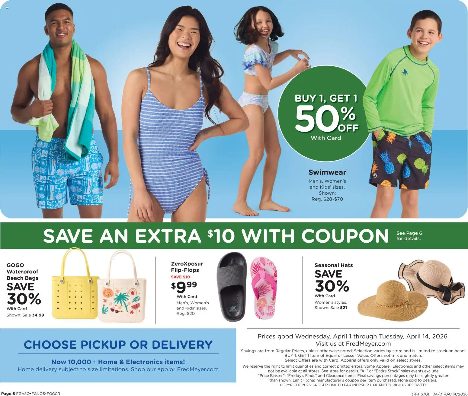 Fred Meyer Home & Apparel - valid from 01.04.2026 | Page: 8 | Products: Swimwear