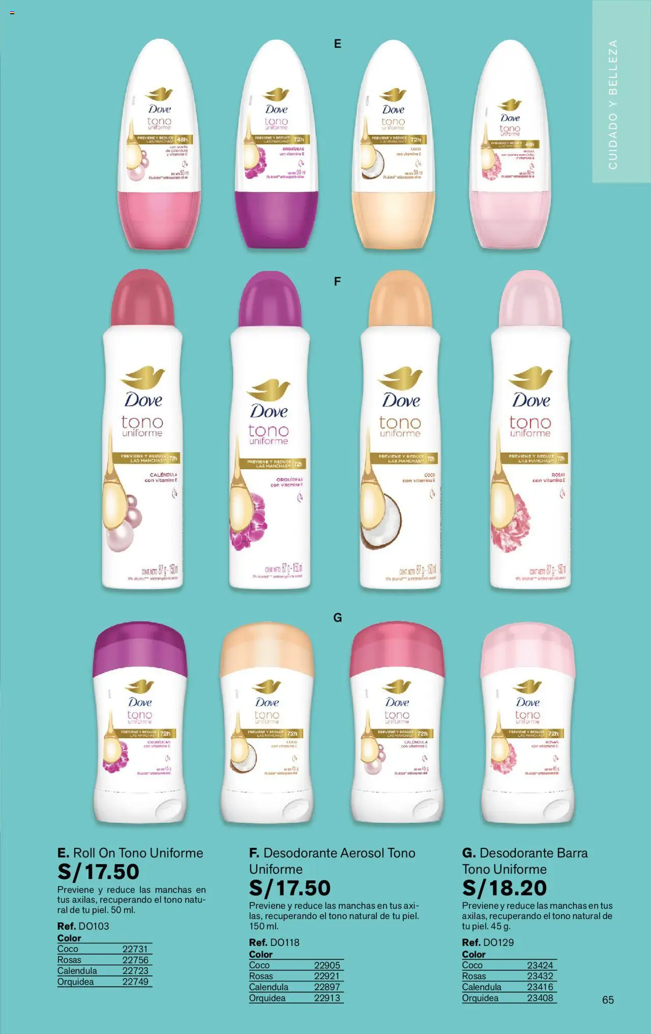 Catálogo Leonisa válido desde 24.06.2025 | Página: 65 | Productos: Desodorante, Aceite