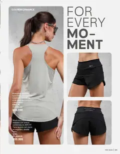 Vista previa Vitnik - Mujer válido desde el 01.04.2026 | Página: 145 | Productos: Cinta, Short, Musculosa