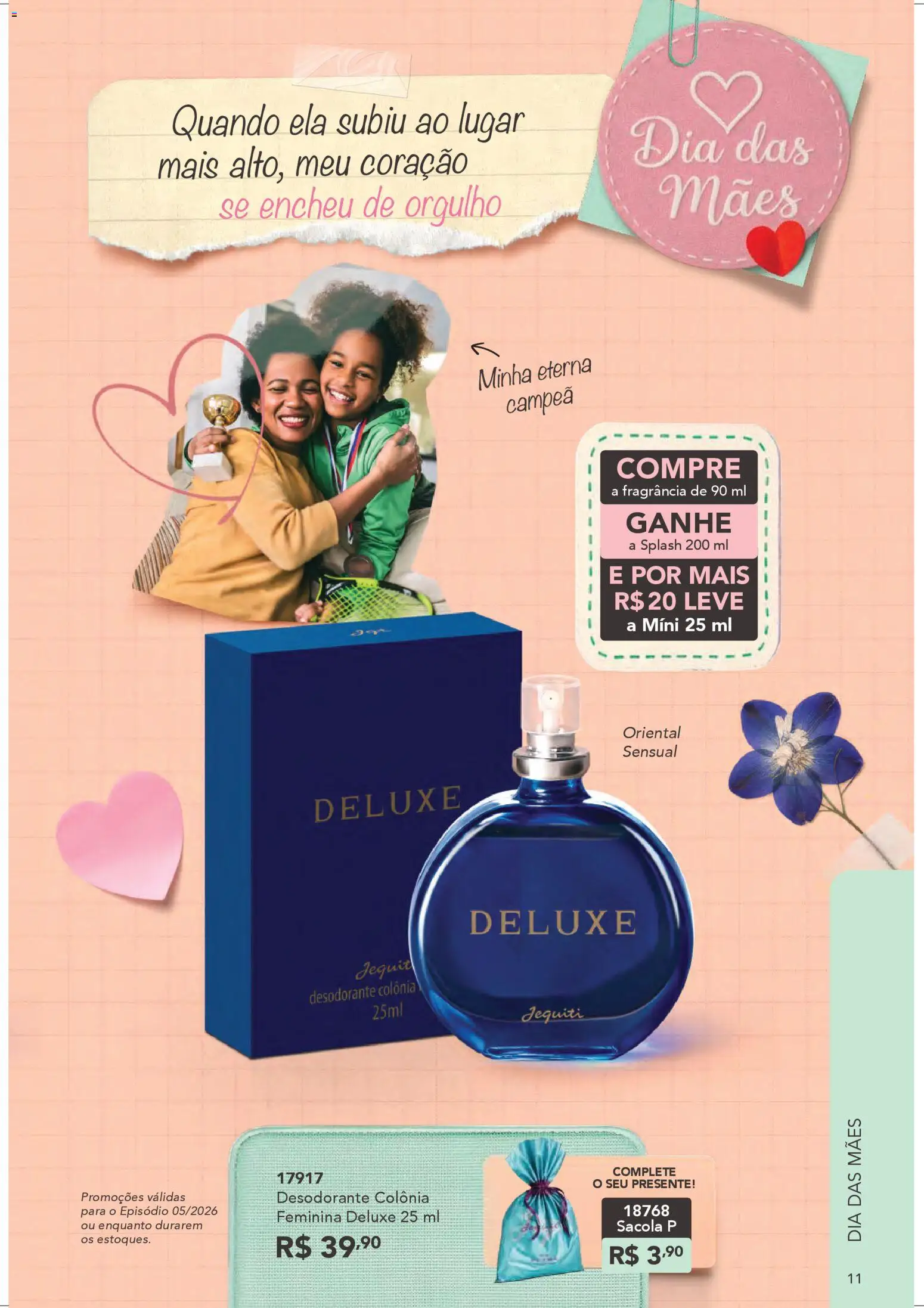 Jequiti Folheto - válido de 28.03.2026 | Página: 11 | Produtos: Fragrância, Desodorante