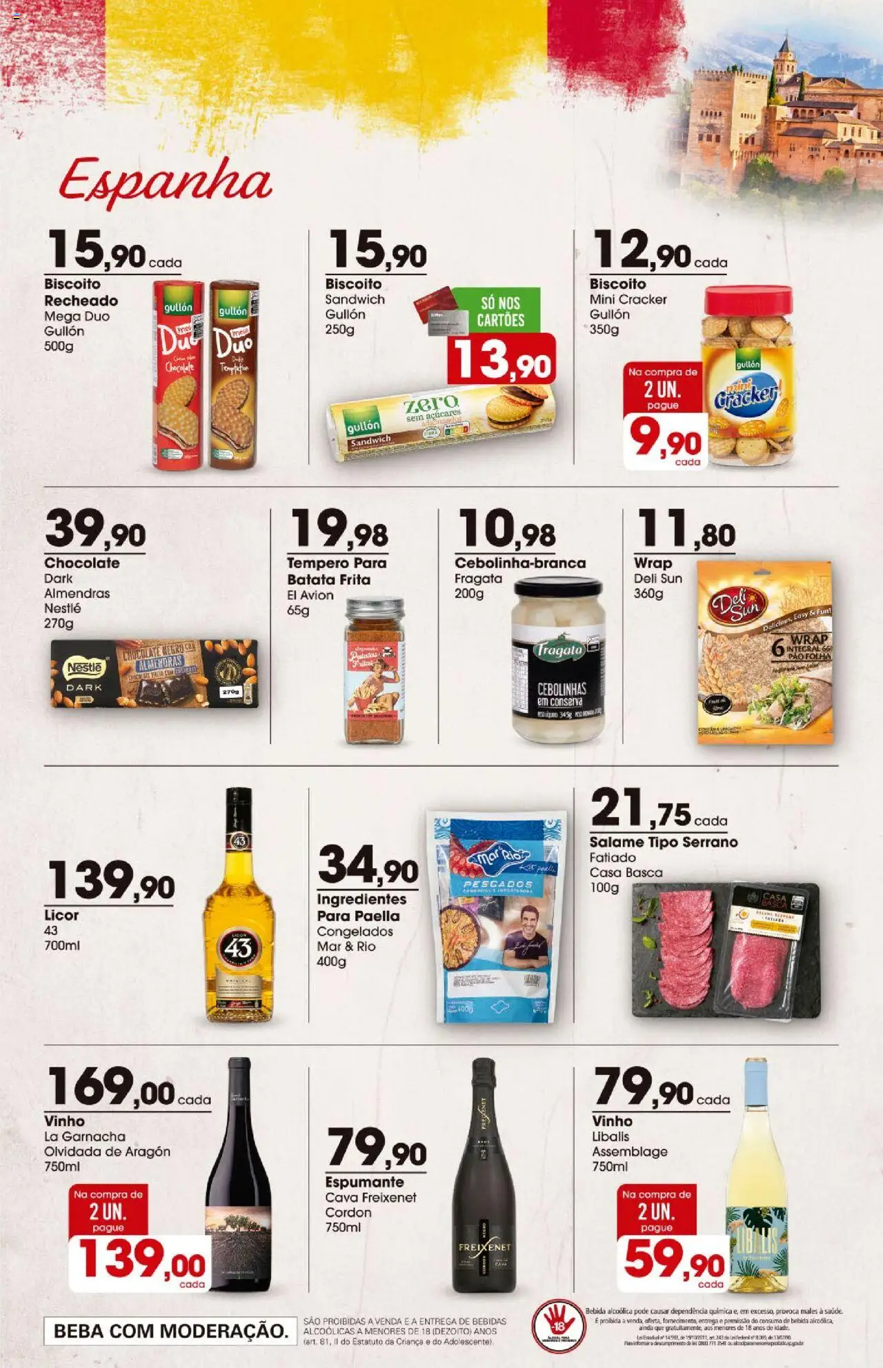 Zaffari Folheto - válido de 07.08.2025 | Página: 9 | Produtos: Biscoito, Mesa, Pão, Chocolate