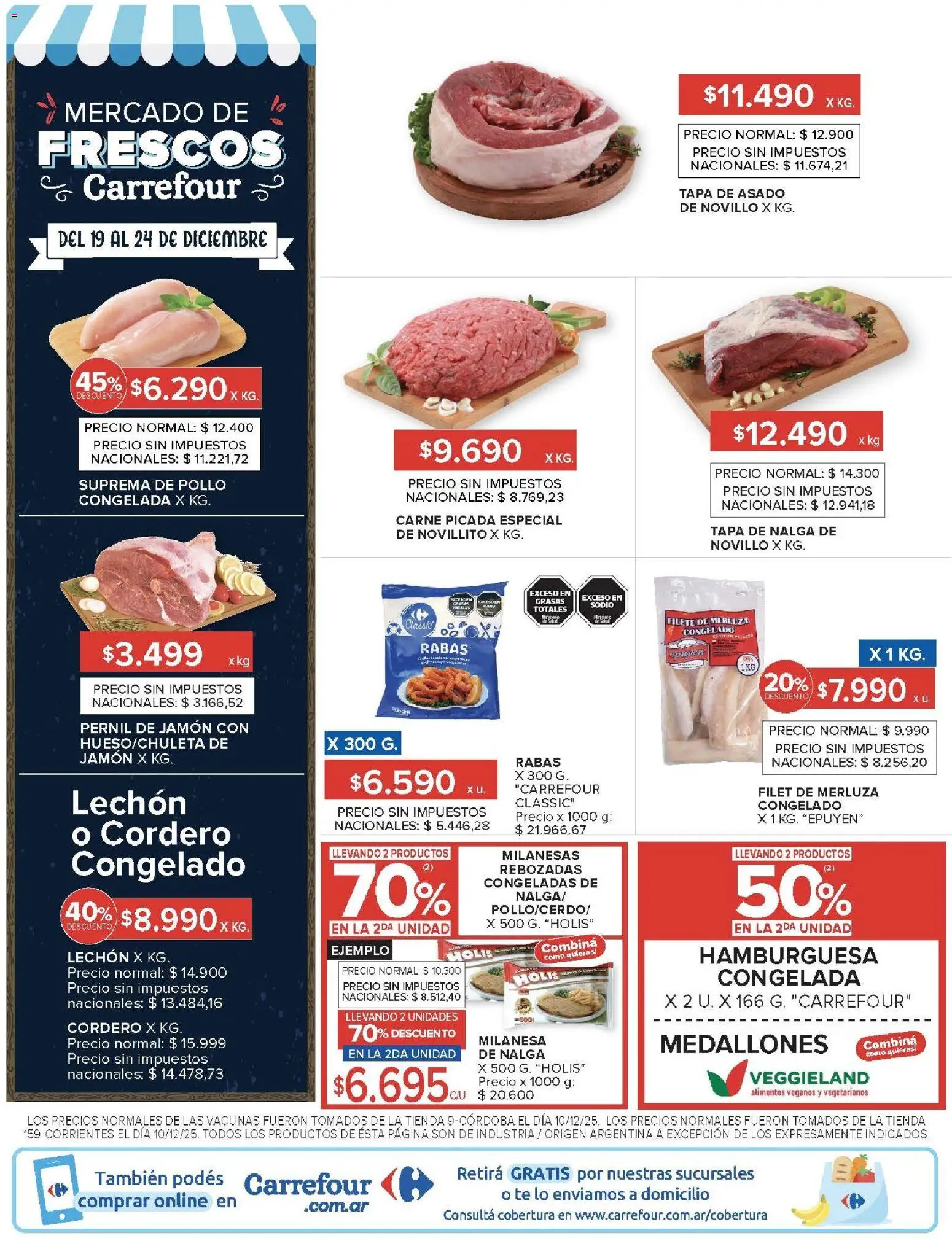 Carrefour - Hiper  │ válido desde el 19.12.2025 | Página: 21 | Productos: Pollo, Milanesa, Jamón, Té