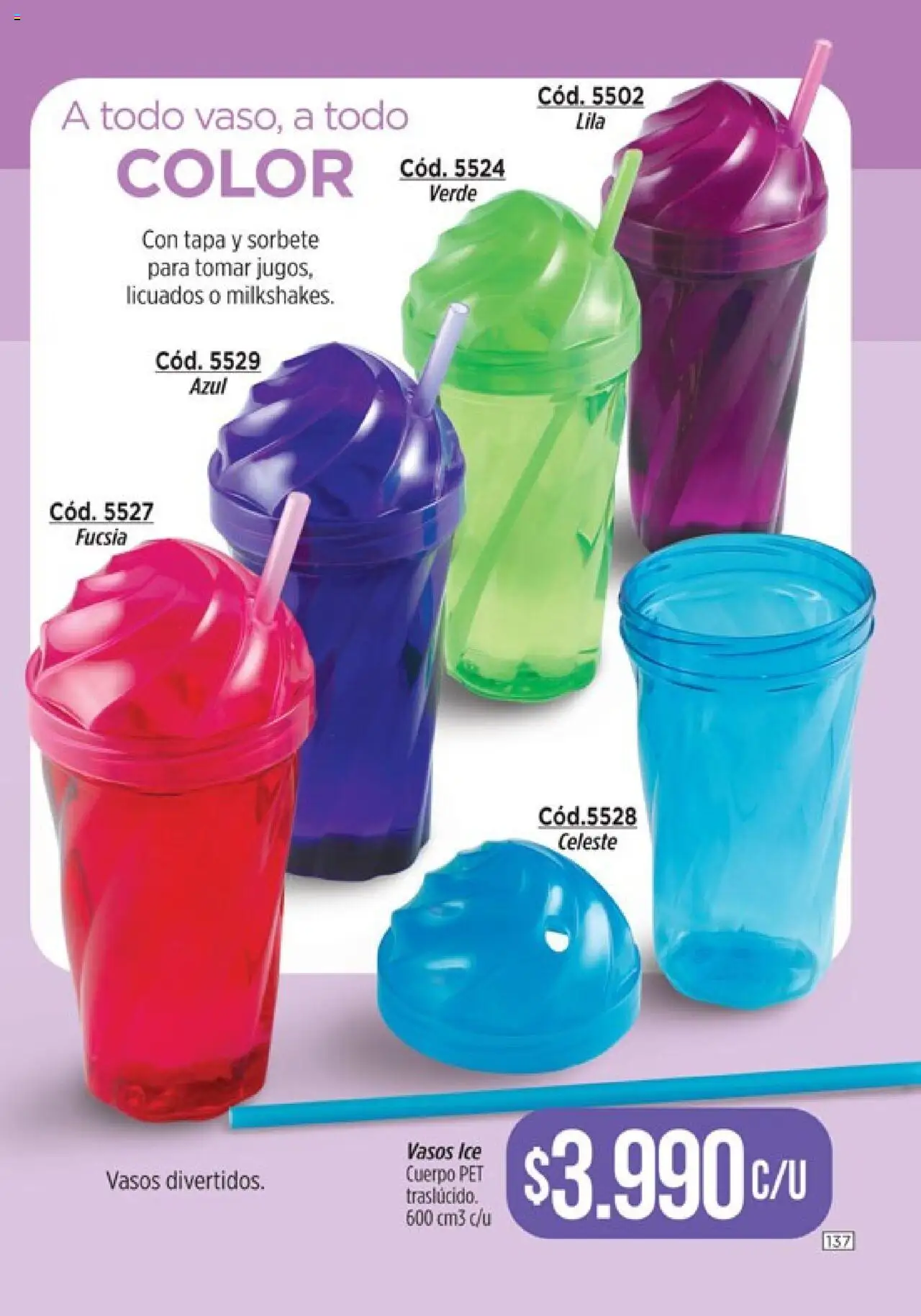 Catálogo Amodil Campaña 14 │ válido desde el 19.08.2025 | Página: 137 | Productos: Vasos