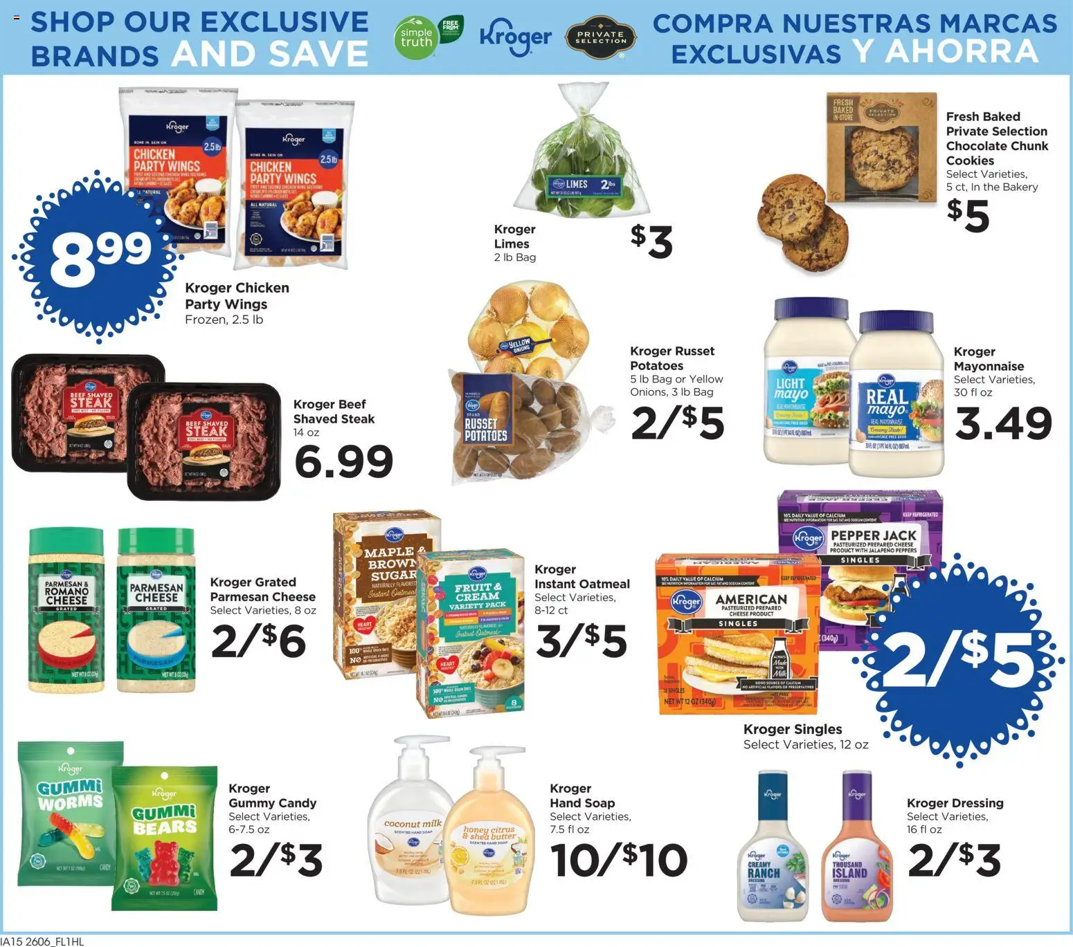 Food 4 Less Weekly Ad - valid from 11.03.2026 | Page: 7 | Products: Cheese, Potatoes, Mayonnaise, Bag