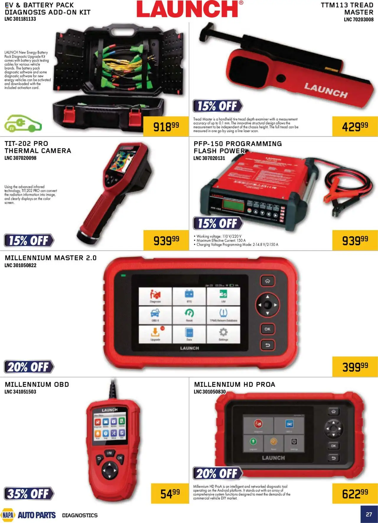 NAPA Auto Parts flyer valid from 01.10.2025 | Page: 27