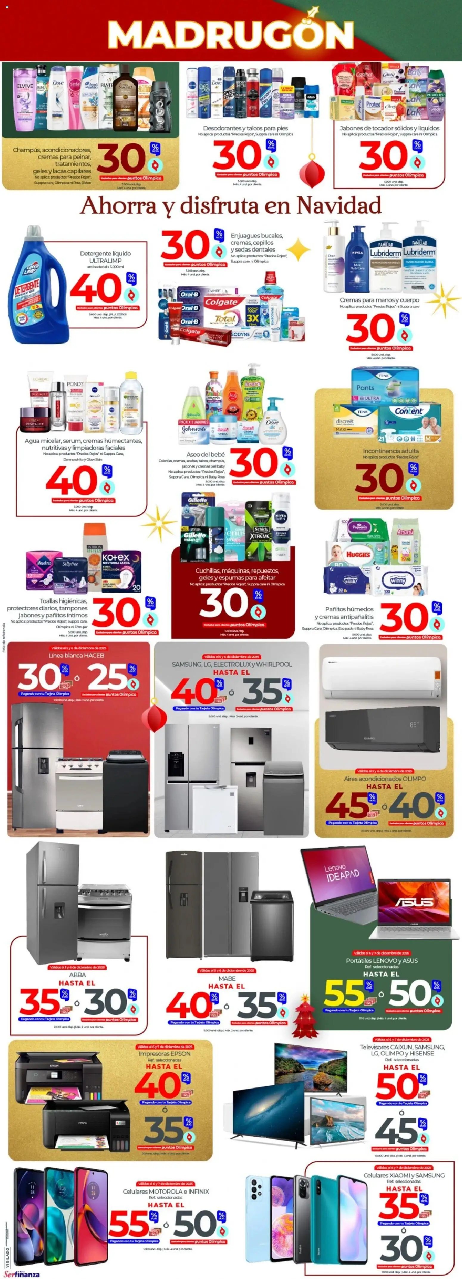 Olímpica revista - valida desde el 06.12.2025 | Página: 4 | Productos: Agua, Hinojo, Crema, Detergente