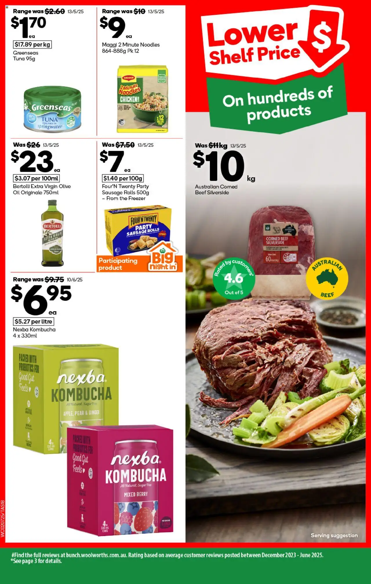 Woolworths catalogue - valid from 02.07.2025 | Page: 18 | Products: Oil, Ginger, Noodles, Beef