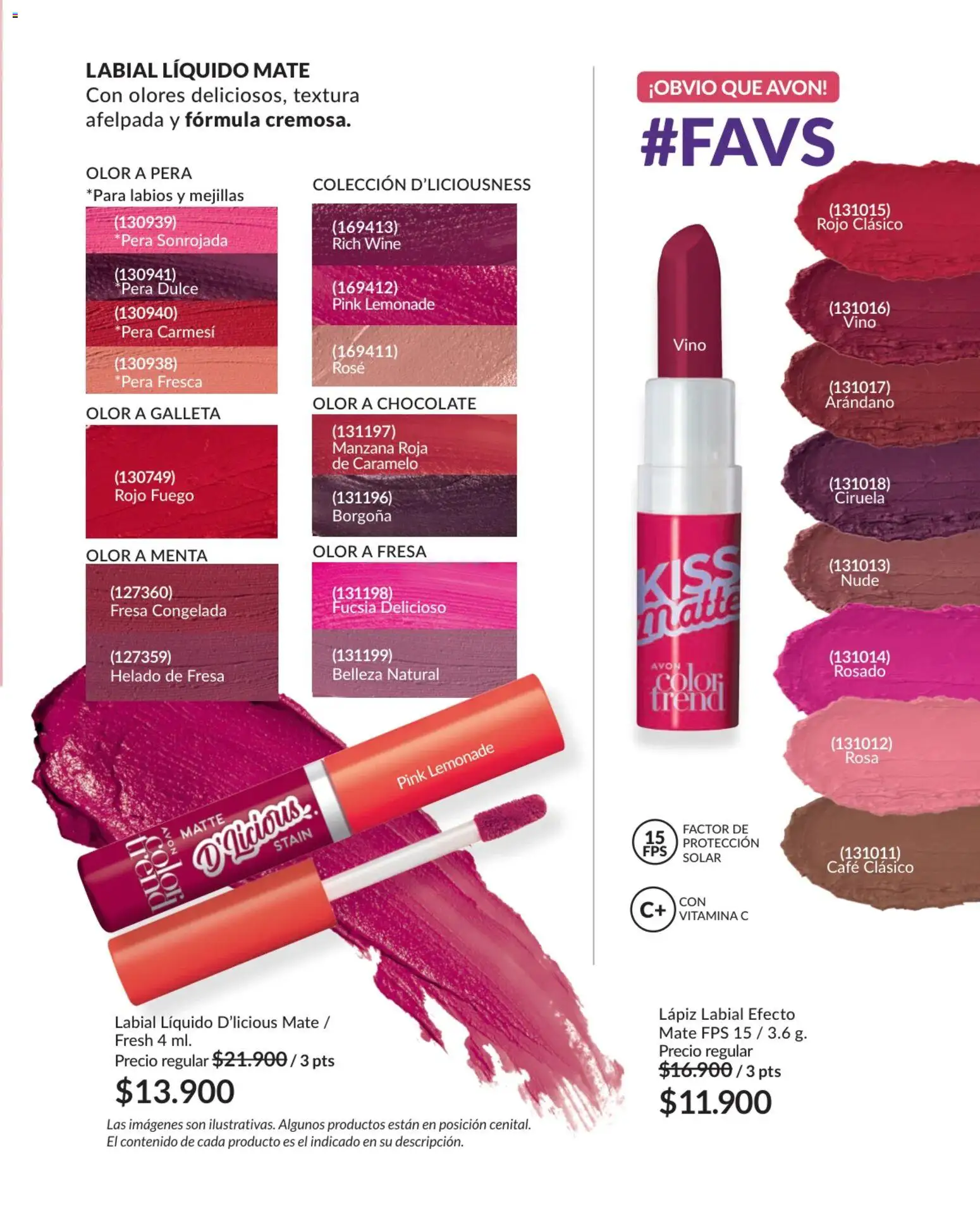 Avon revista - valida desde el 25.02.2026 | Página: 42 | Productos: Helado, Fresa, Café, Pera