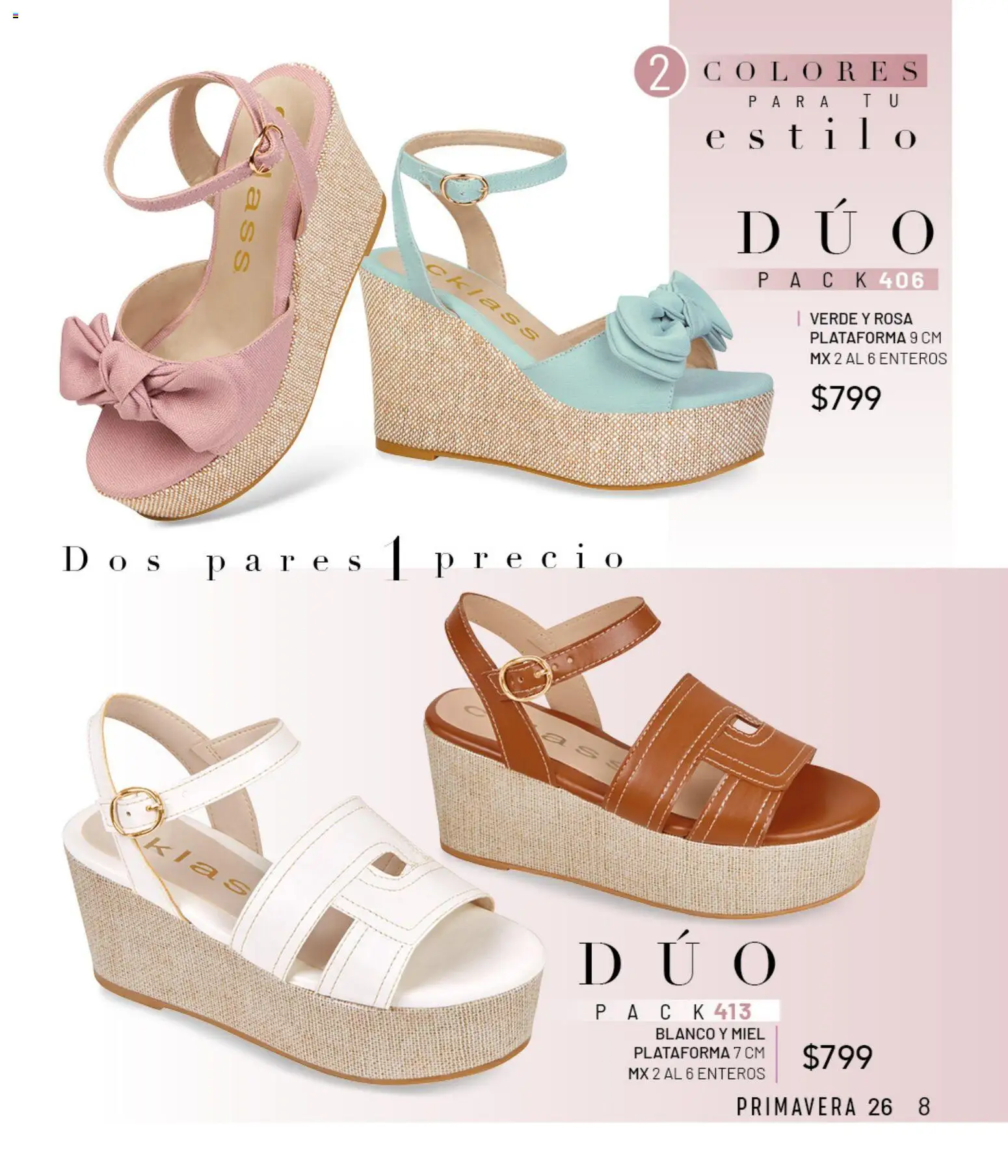 Nuevas ofertas de Cklass válidas en toda la República Mexicana desde el 02.01.2026. ¡Encuentra las mejores ofertas en Cklass catálogo Sandalias! | Página: 9