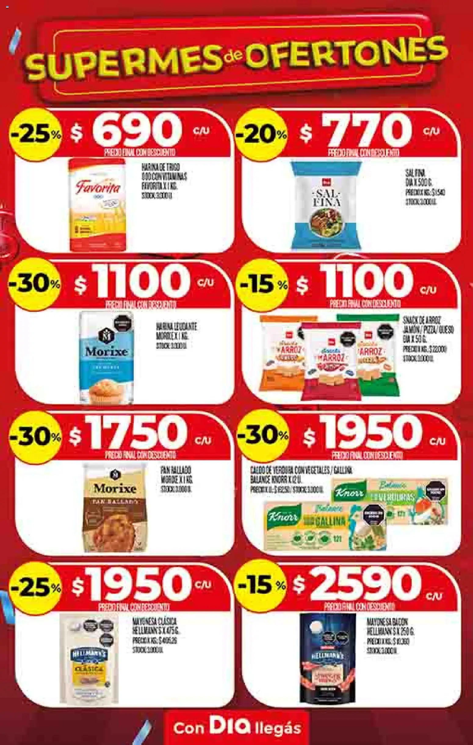 Dia - Ofertas - Salta y Jujuy │ válido desde el 22.10.2025 | Página: 13 | Productos: Harina, Mayonesa, Sal, Arroz