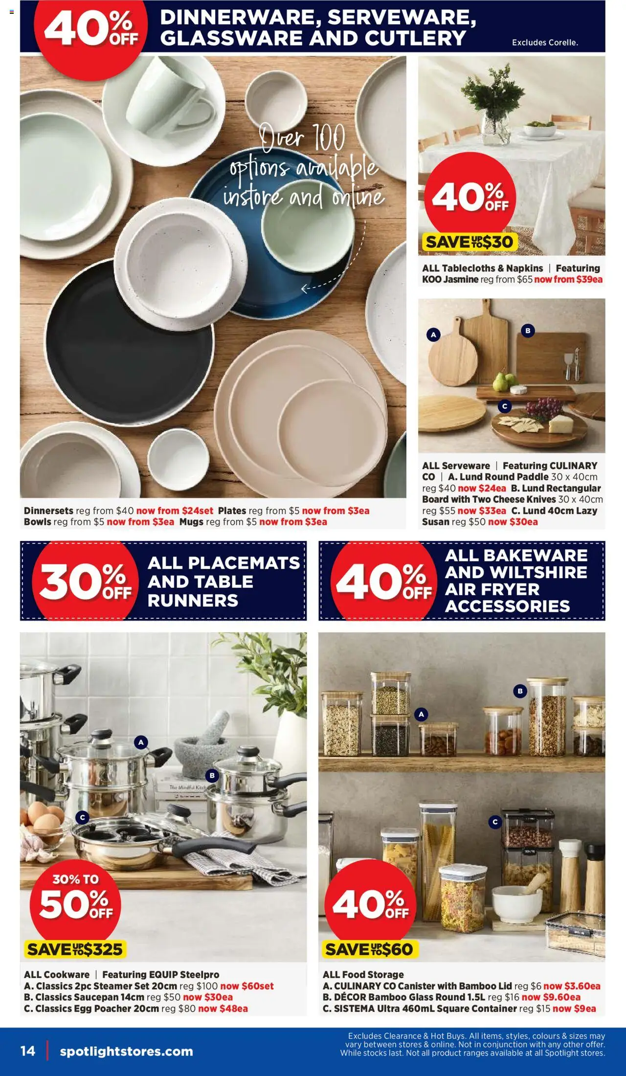 Spotlight catalogue - valid from 04.06.2025 | Page: 14 | Products: Decor, Cheese, Napkins, Placemats