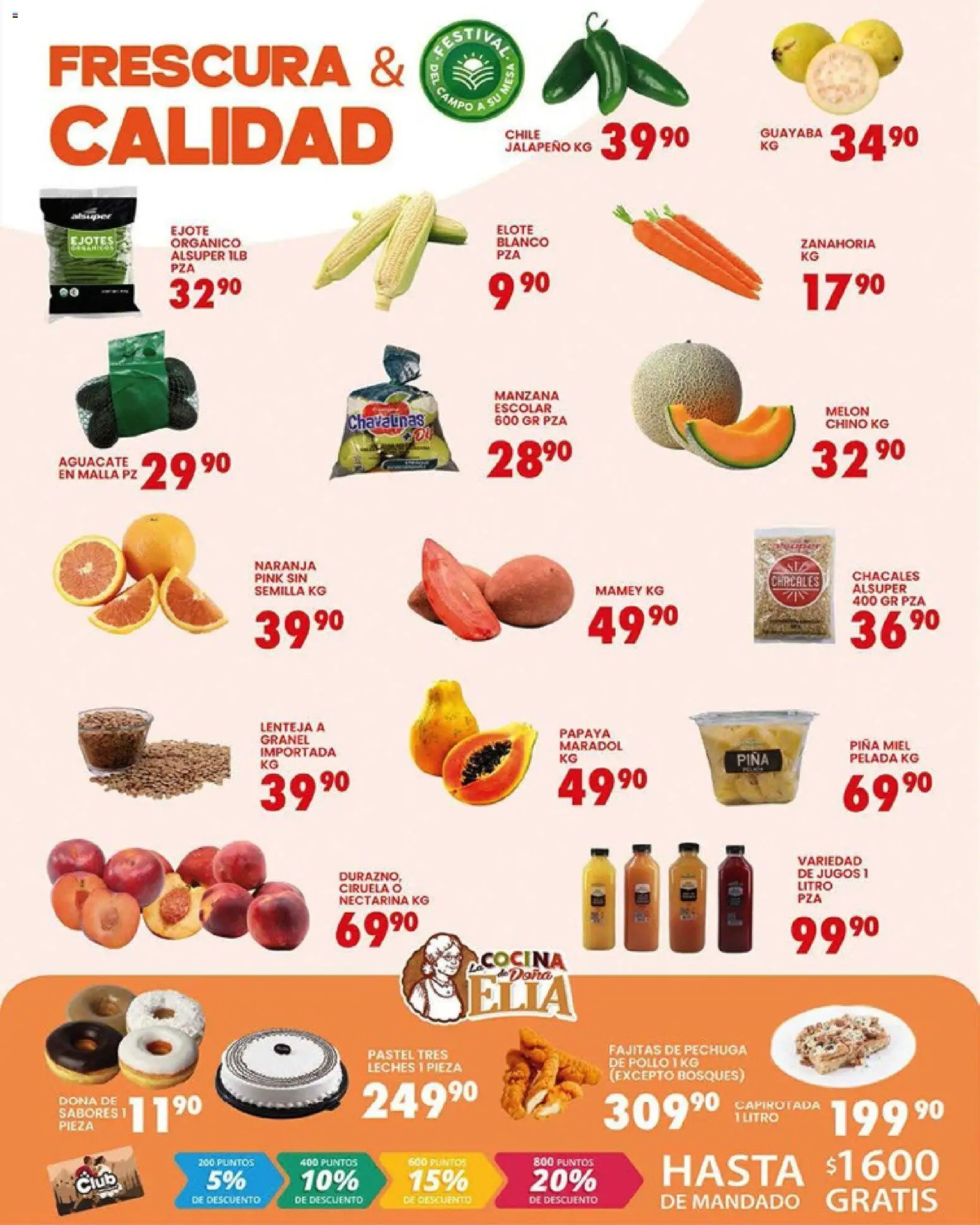 Nuevas ofertas de Alsuper válidas en toda la República Mexicana desde el 17.03.2026. ¡Encuentra las mejores ofertas en Alsuper folleto Chihuahua Capital! | Página: 2 | Productos: Pollo, Manzana, Pastel, Malla