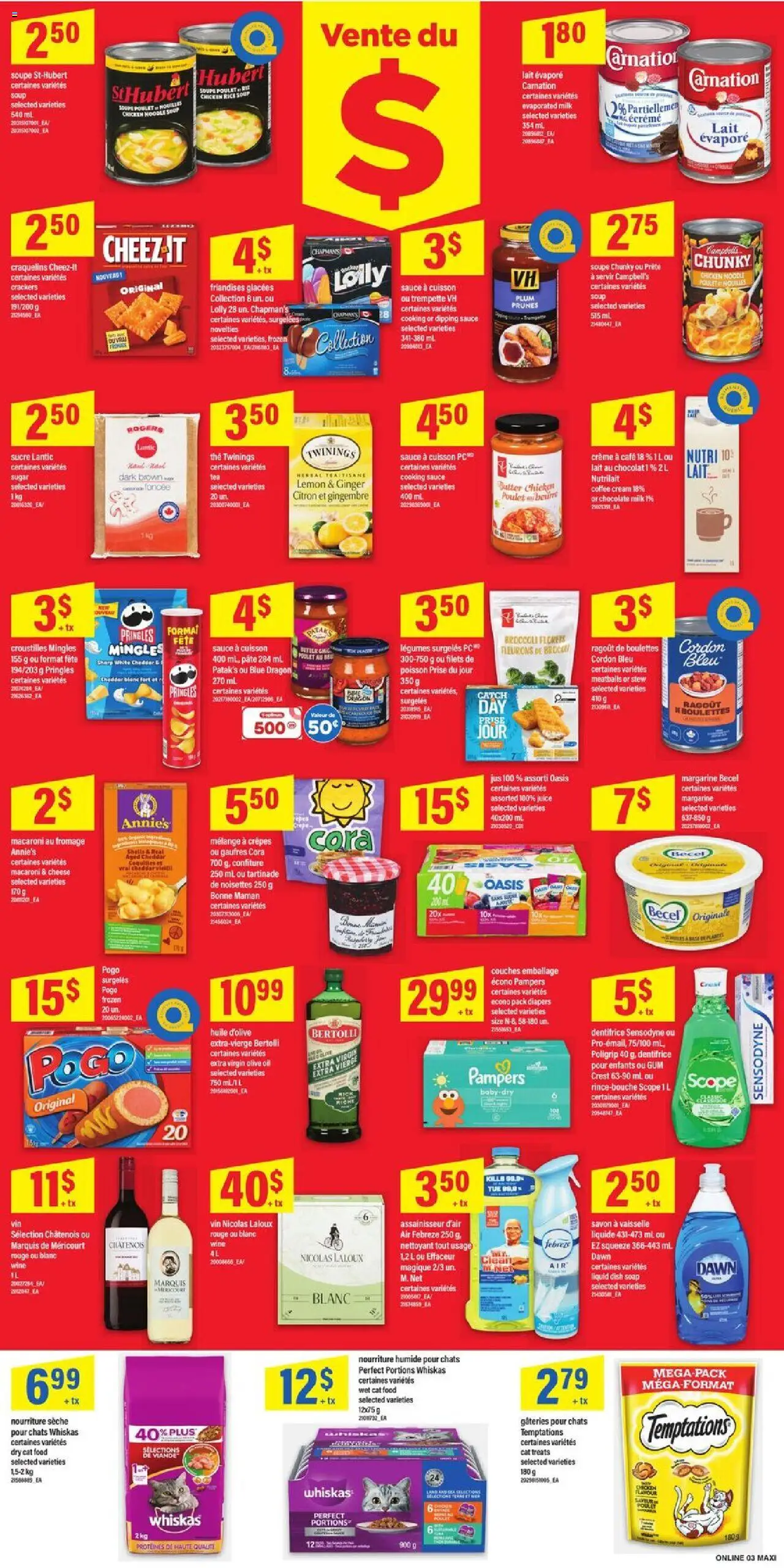 Maxi flyer valid from 07.08.2025 | Page: 5 | Products: Cream, Milk, Oil, Chocolate