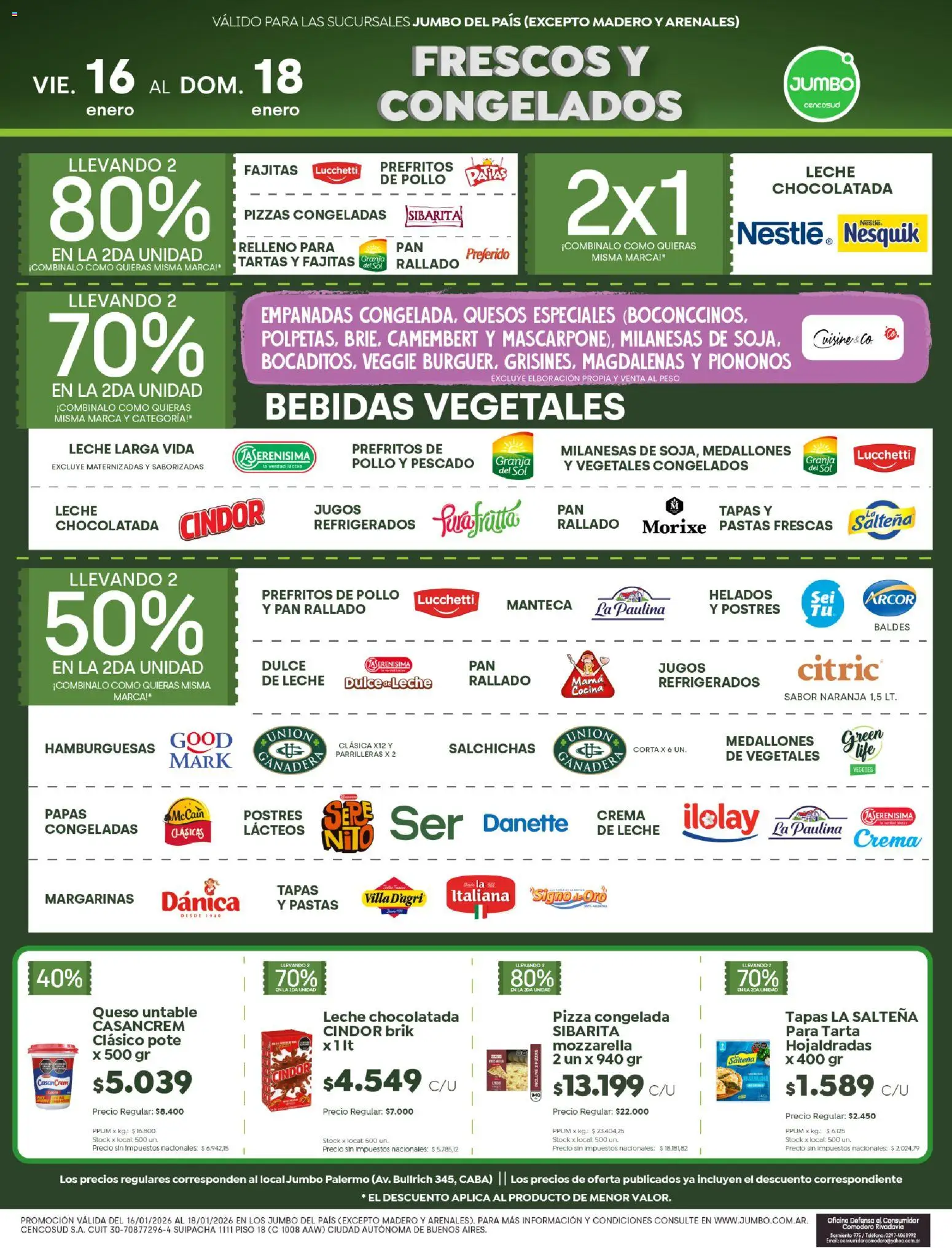 Jumbo - Ofertas | Rosario │ válido desde el 16.01.2026 | Página: 4 | Productos: Teléfono, Cocina, Manteca, Pan