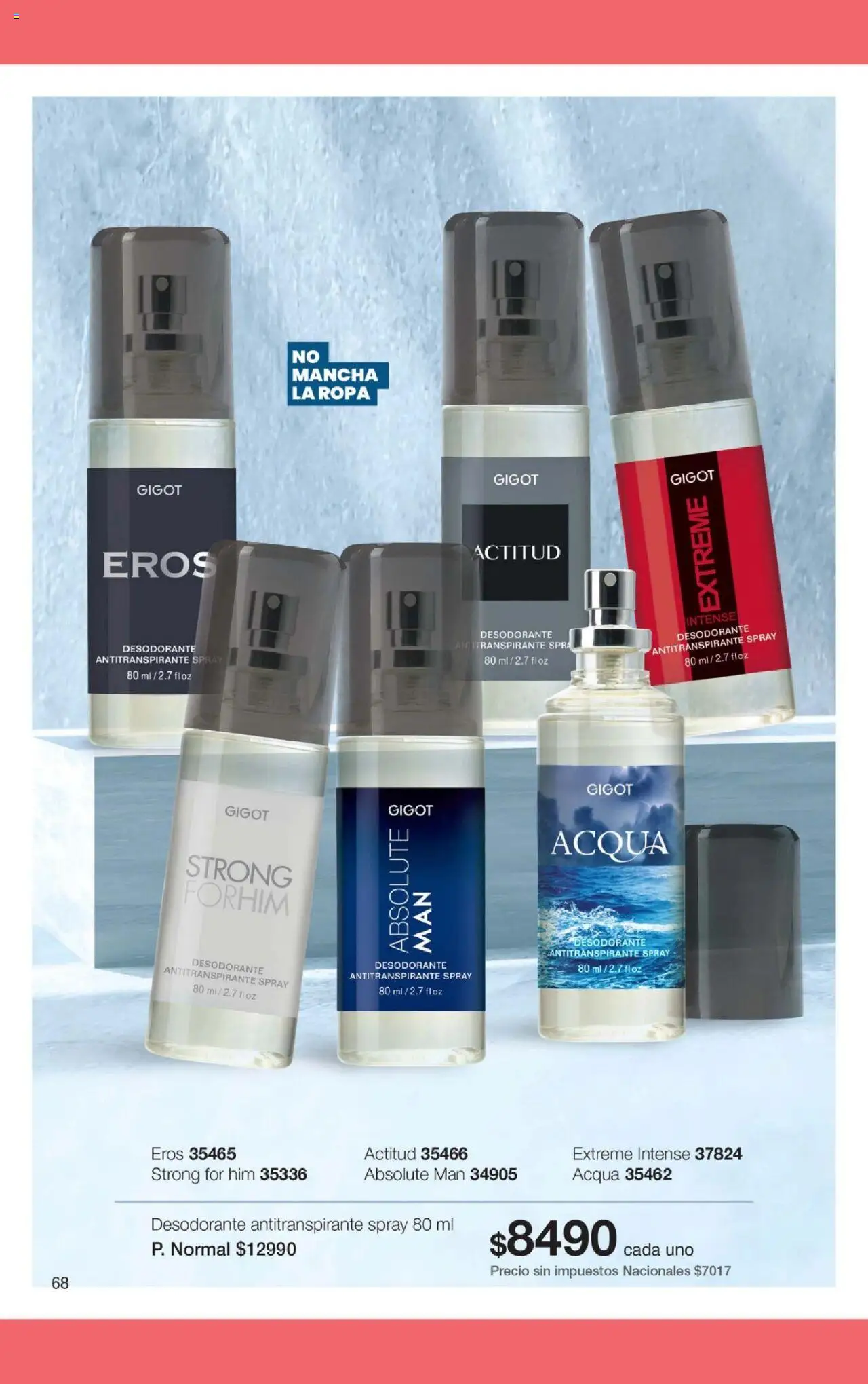 Gigot catálogo │ válido desde el 01.10.2025 | Página: 94 | Productos: Desodorante, Antitranspirante, Ropa