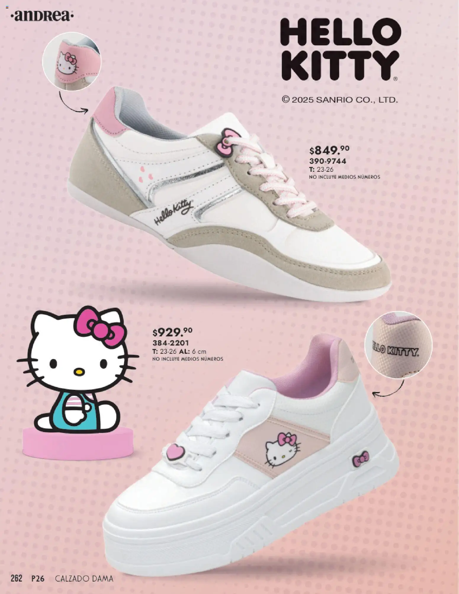 Nuevas ofertas de Andrea válidas en toda la República Mexicana desde el 25.01.2026. ¡Encuentra las mejores ofertas en Andrea catálogo Calzado Dama! | Página: 262