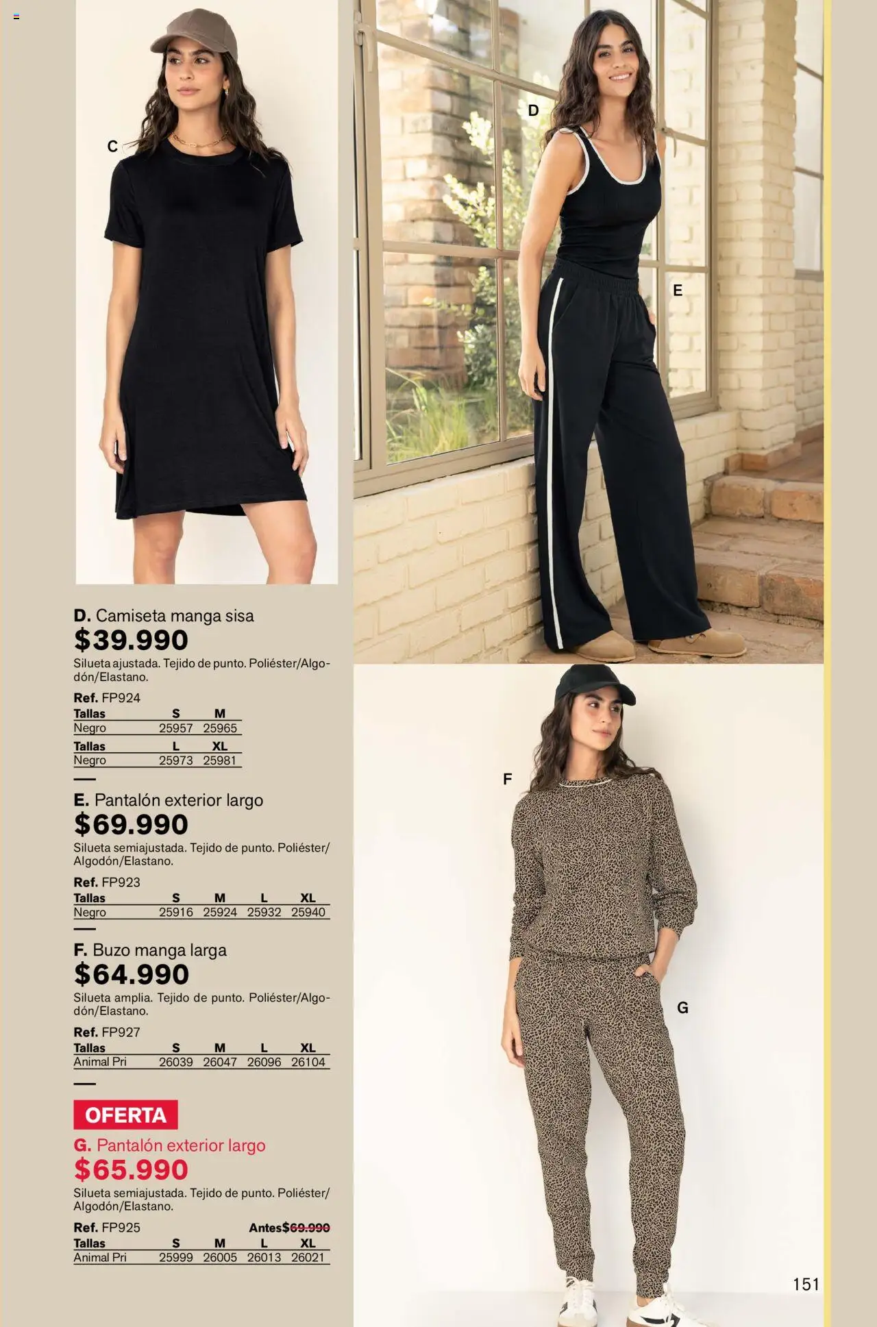Leonisa revista - valida desde el 01.10.2025 | Página: 151 | Productos: Buzo, Camiseta, Camiseta manga sisa