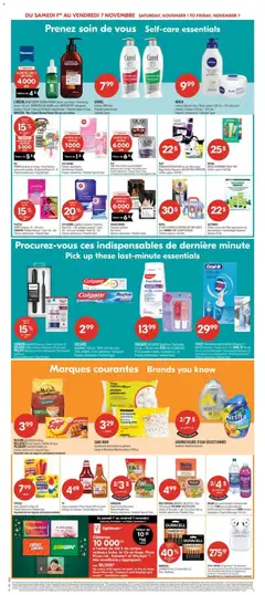 Preview of Pharmaprix weekly flyer / circulaire from shop Pharmaprix valid from 01.11.2025 | Page: 20 | Products: Rice, Ketchup, Toaster, Body lotion