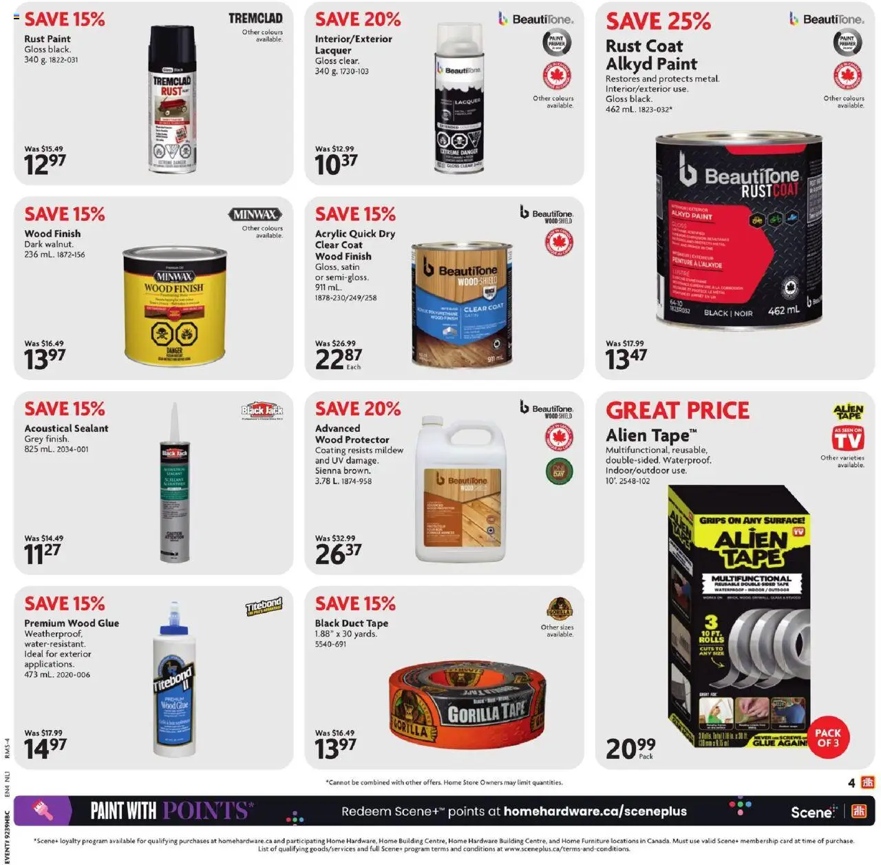 Home Hardware flyer valid from 25.09.2025 | Page: 4 | Products: Coat
