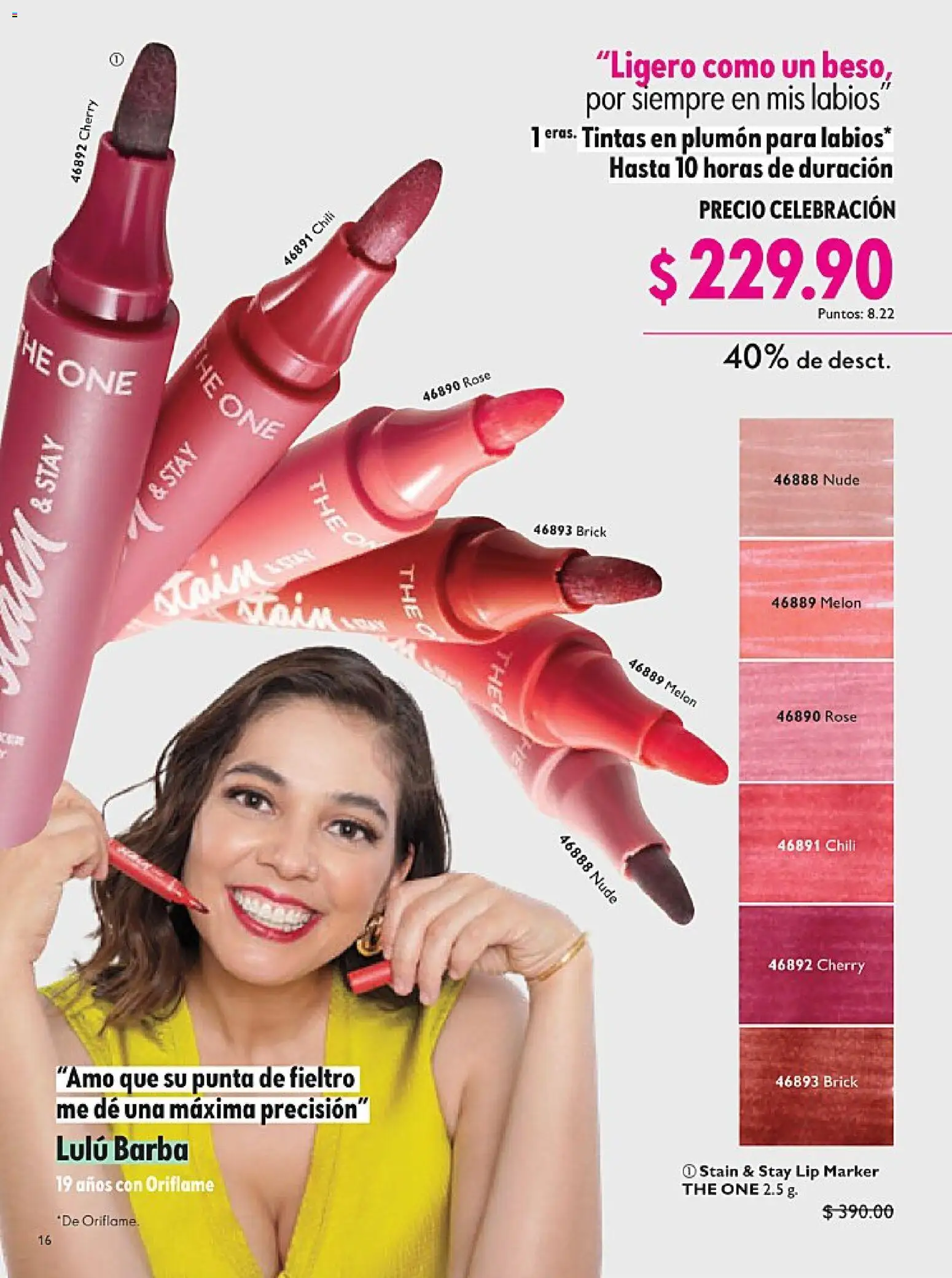 Nuevas ofertas de Oriflame válidas en toda la República Mexicana desde el 14.02.2026. ¡Encuentra las mejores ofertas en Oriflame campaña 3 2026! | Página: 16 | Productos: Melón