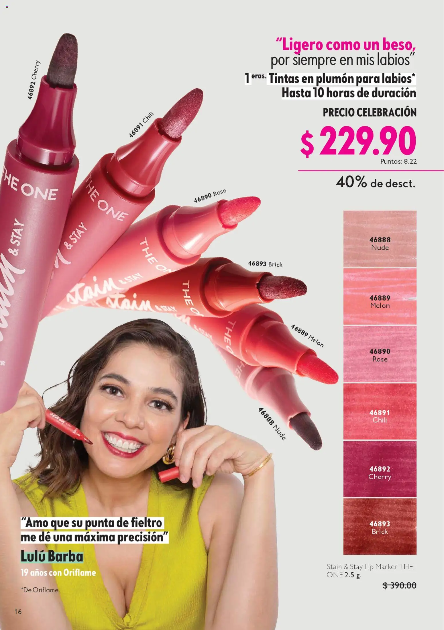 Nuevas ofertas de Oriflame válidas en toda la República Mexicana desde el 14.02.2026. ¡Encuentra las mejores ofertas en Oriflame campaña 3 2026! | Página: 16 | Productos: Melón