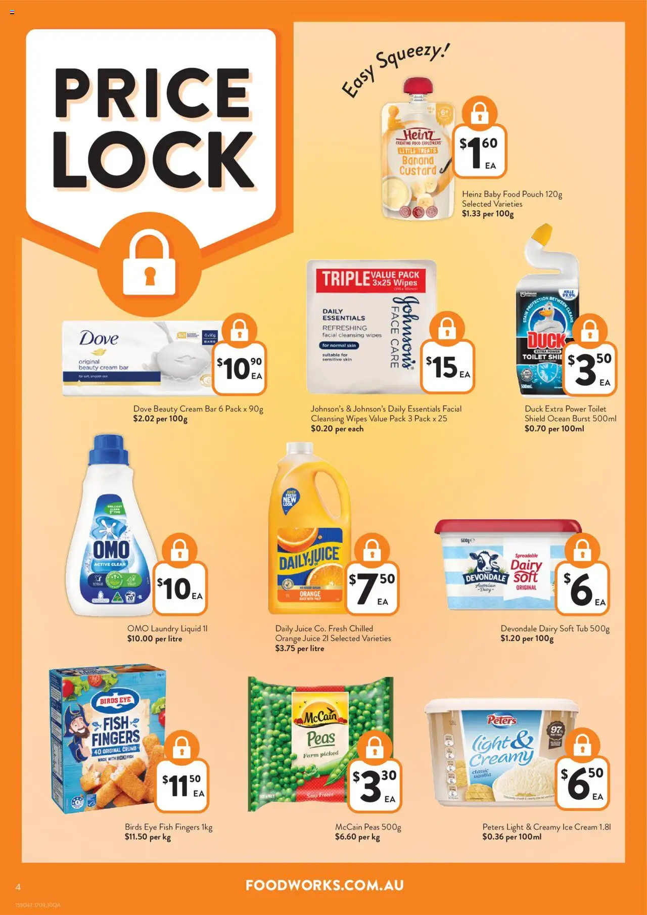 Foodworks catalogue - valid from 17.09.2025 | Page: 4 | Products: Dairy, Juice, Cream, Ice cream