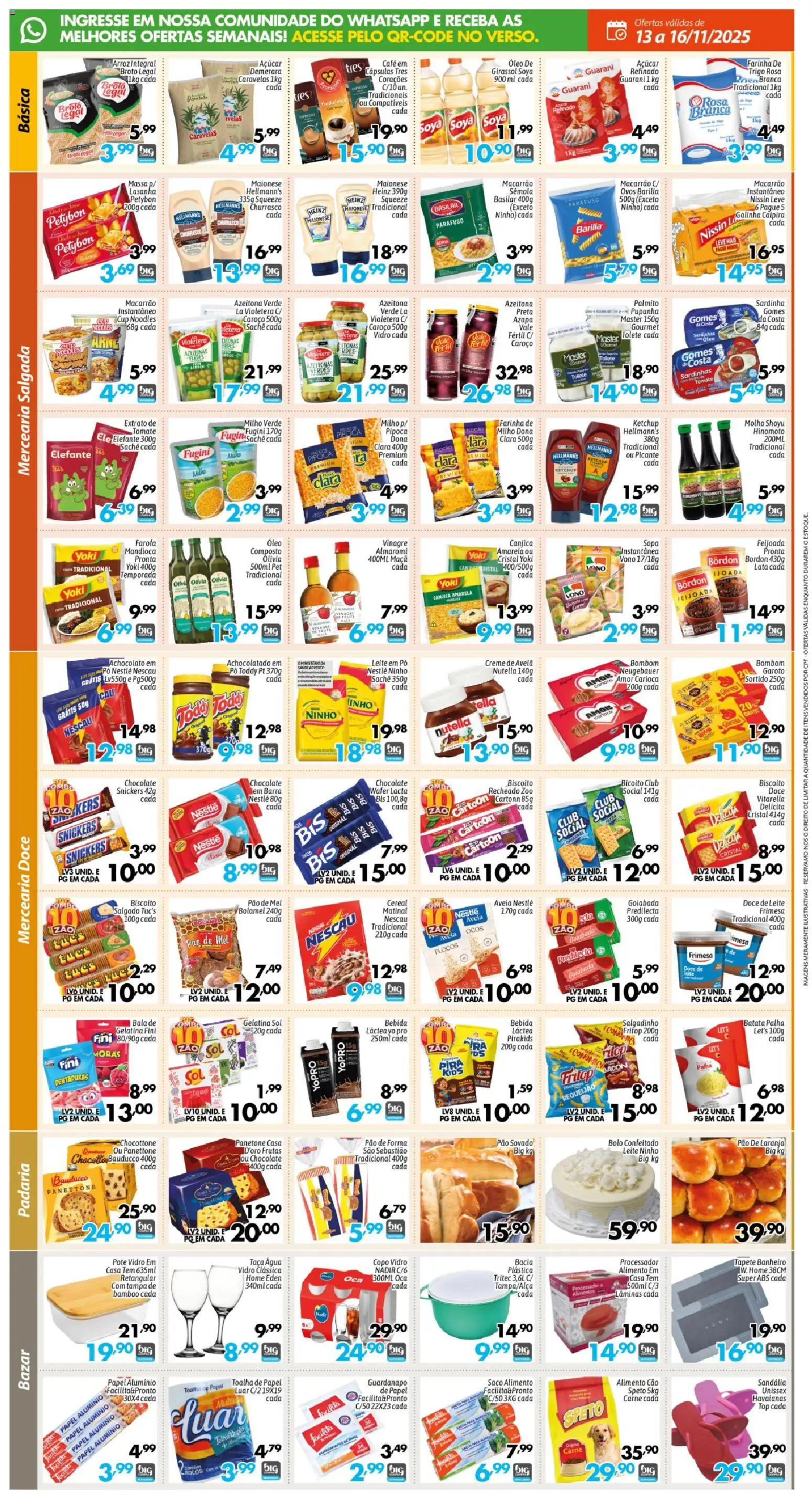 Big Compra Folheto - válido de 13.11.2025 | Página: 2 | Produtos: Leite, Bombom, Doce de leite, Avelã
