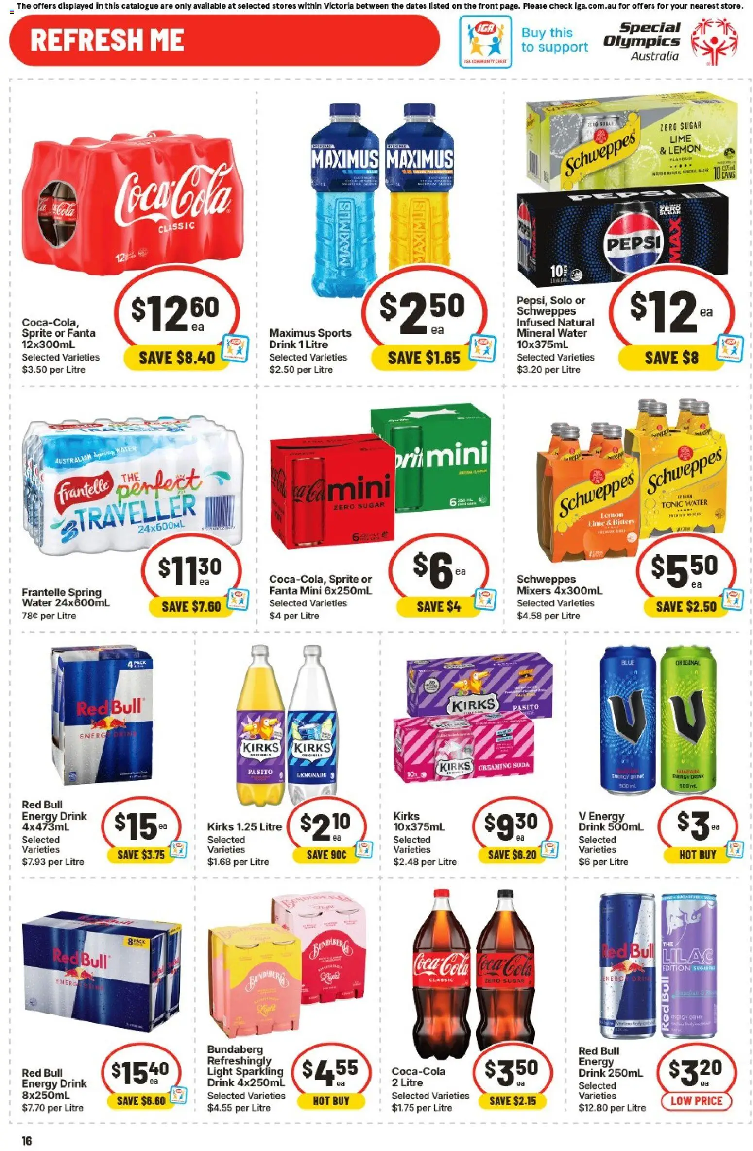 Ritchies catalogue - valid from 29.04.2026 | Page: 16 | Products: Light, Coca Cola, Water, Lemon